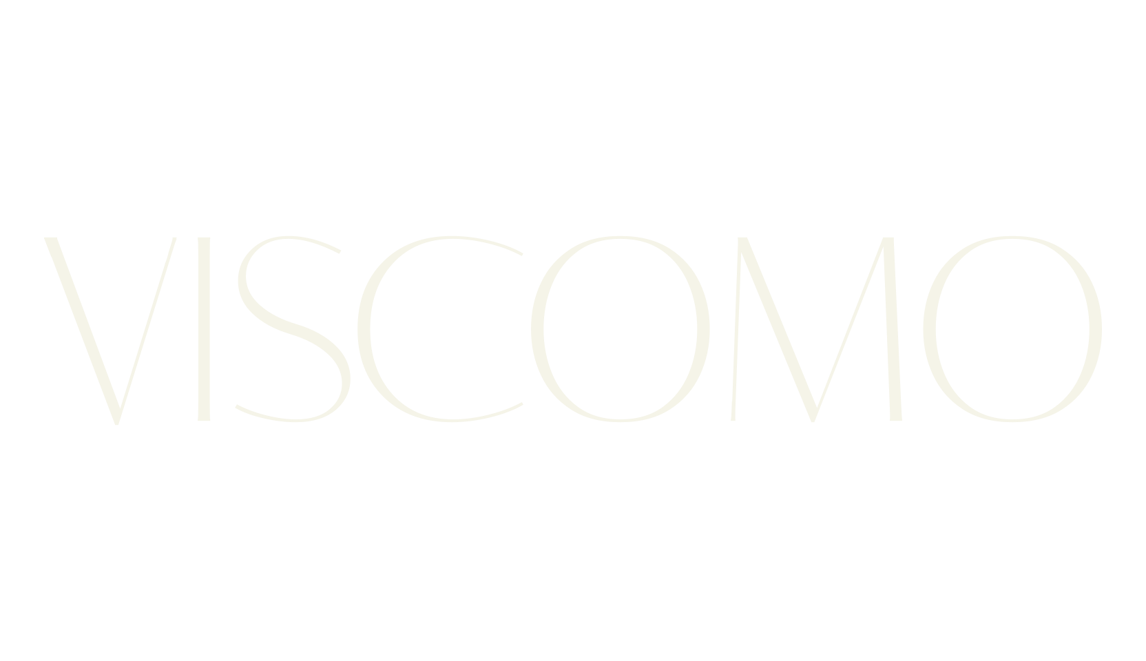 VISCOMO, minimalist font preview