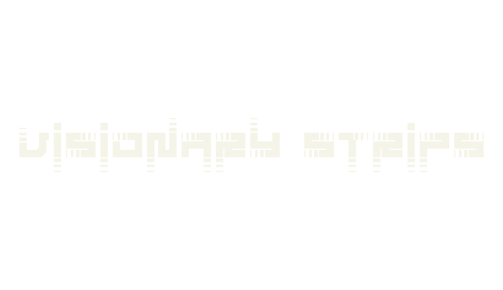 Visionary Strips, creative font preview