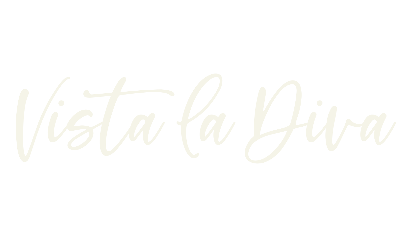 Vista La Diva, handwriting font preview