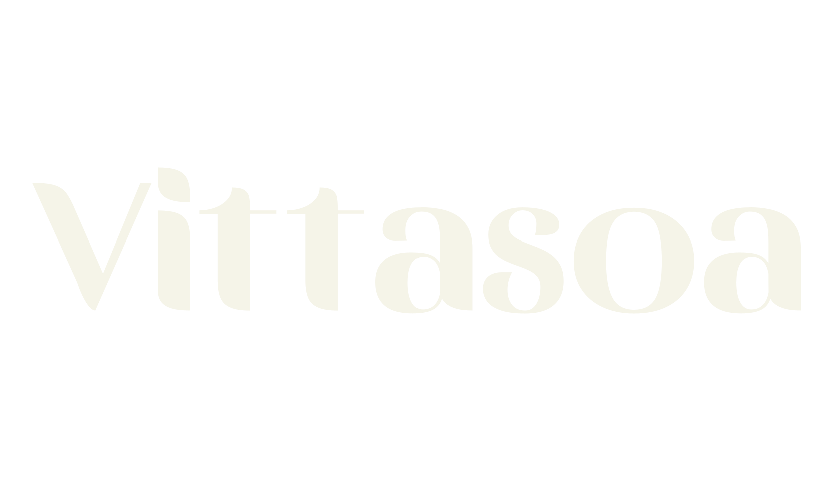 Vittasoa, serif font preview