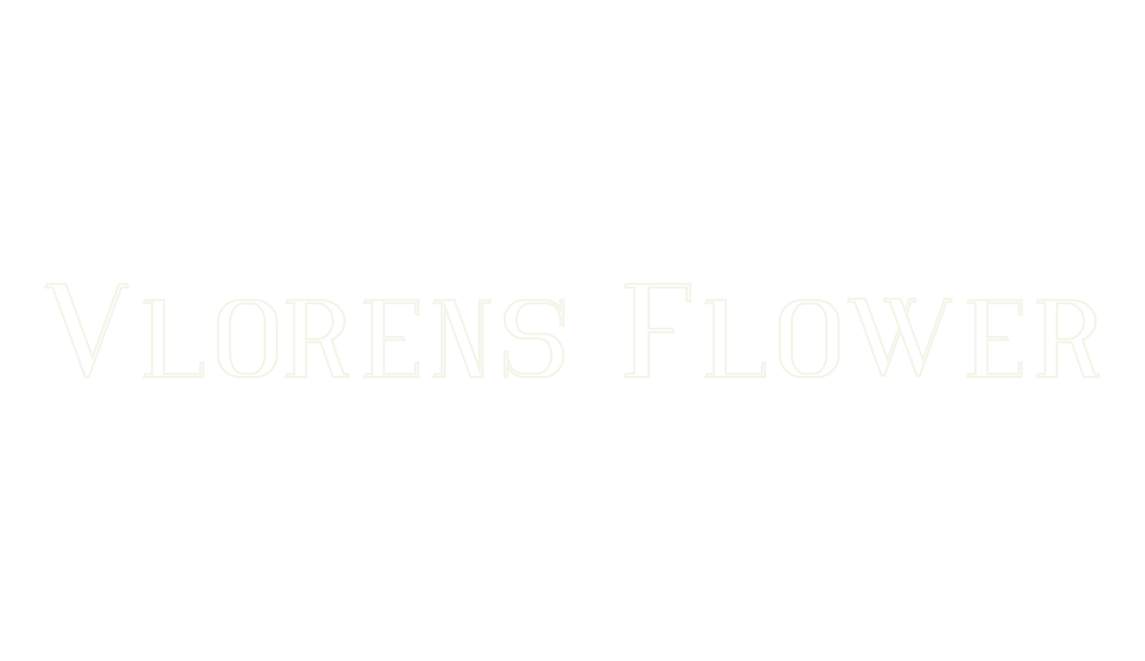 Vlorens Flower, bold font preview