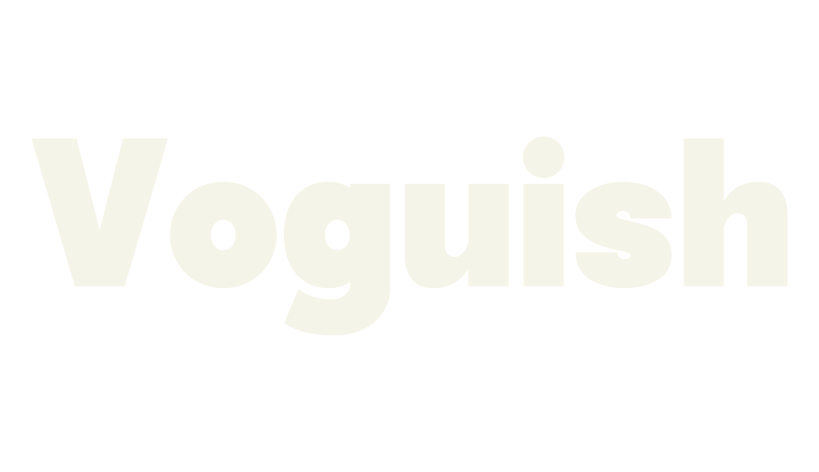 Voguish, bold font preview