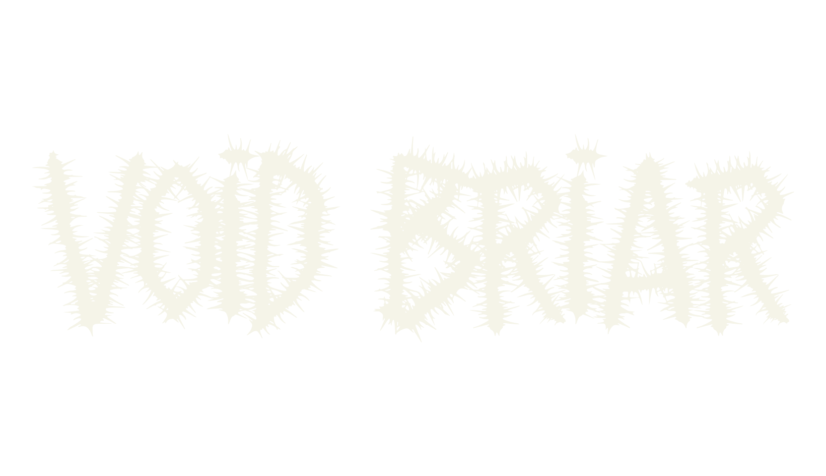 Void Briar, metal font preview