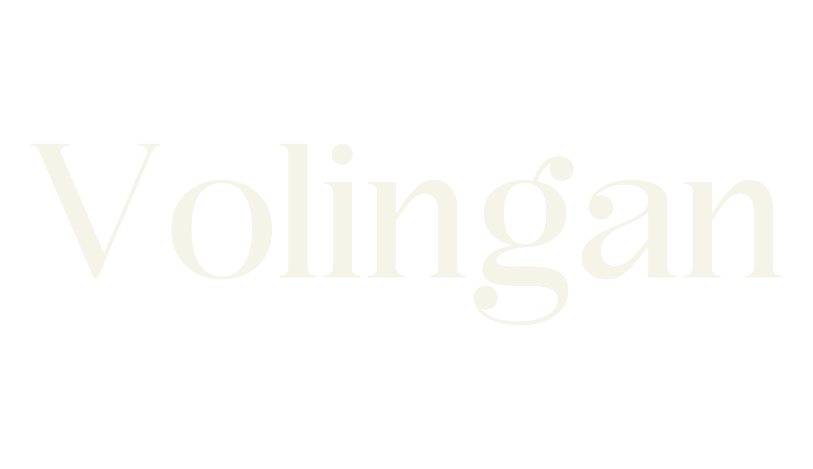 Volingan, modern font preview