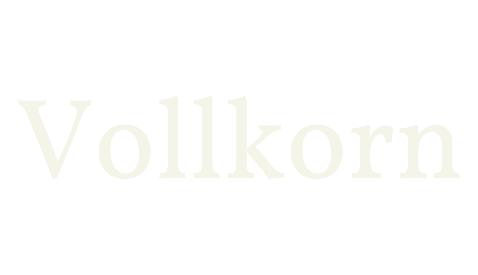 Vollkorn, serif font preview