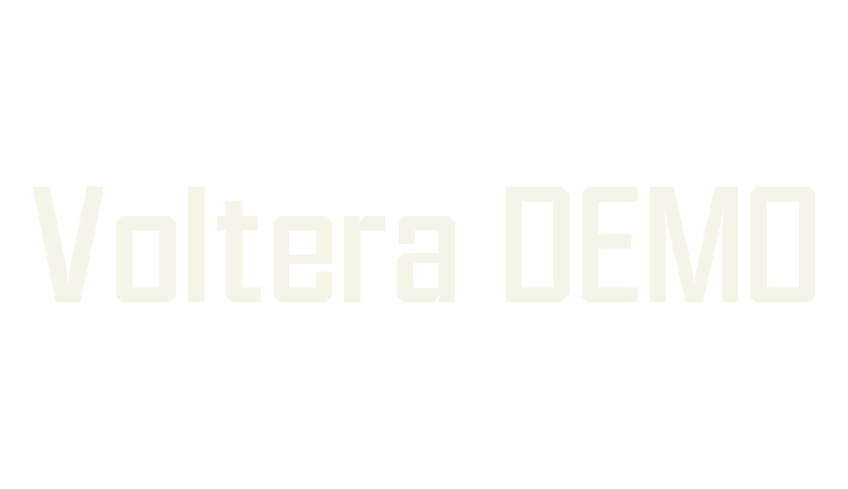 Voltera DEMO, sports font preview