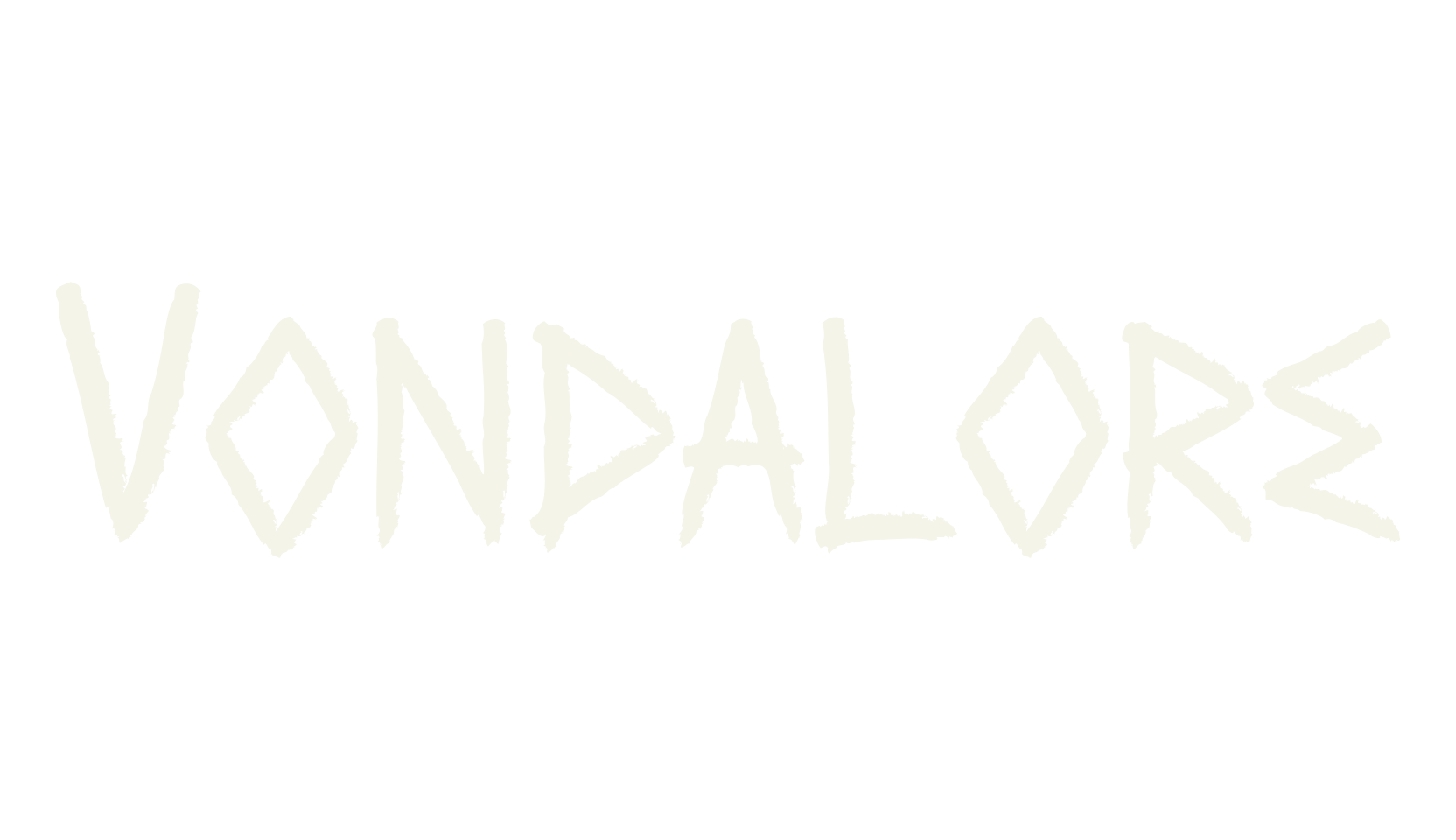 Vondalore, distressed font preview