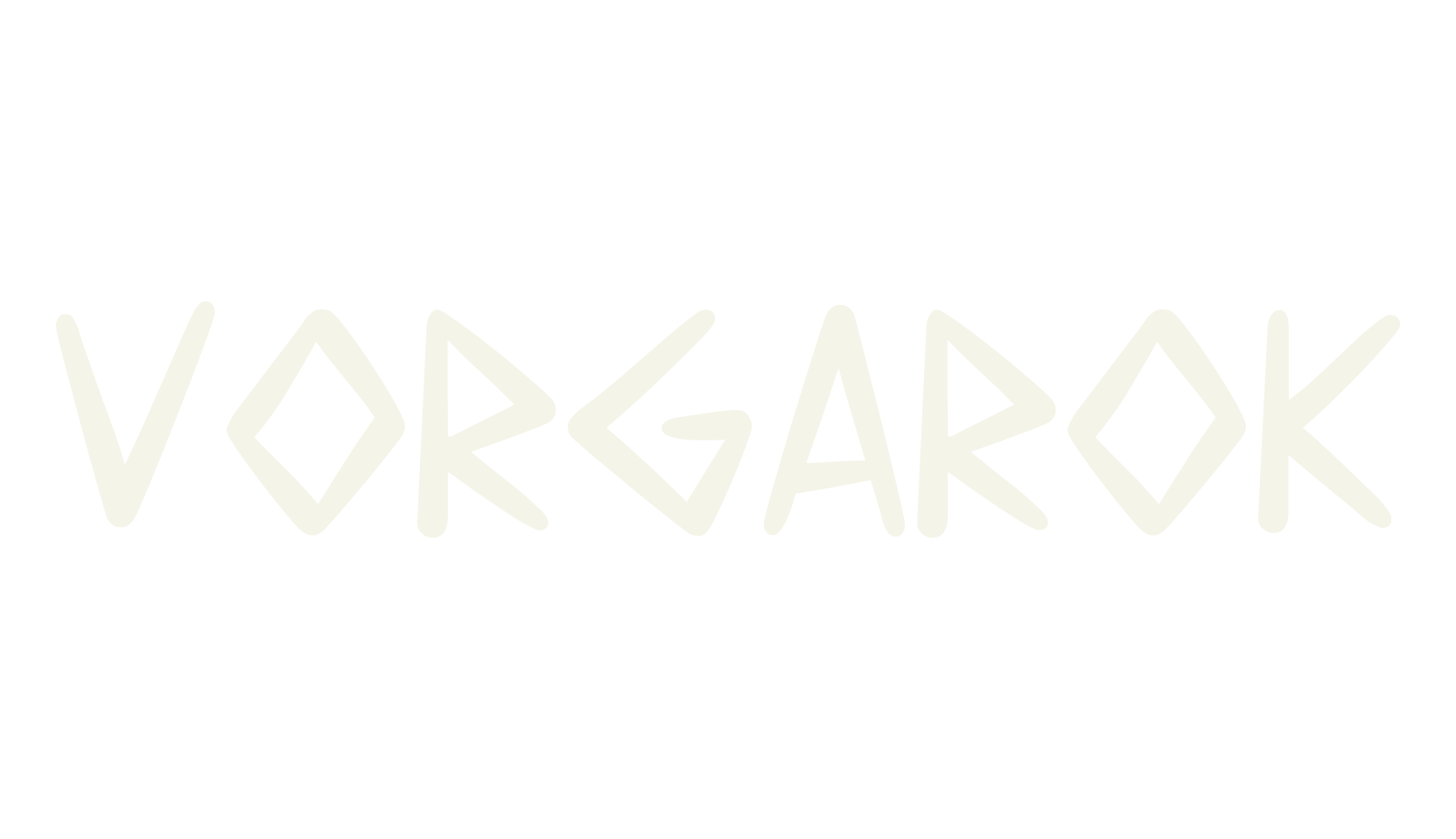 VORGAROK, pixel font preview