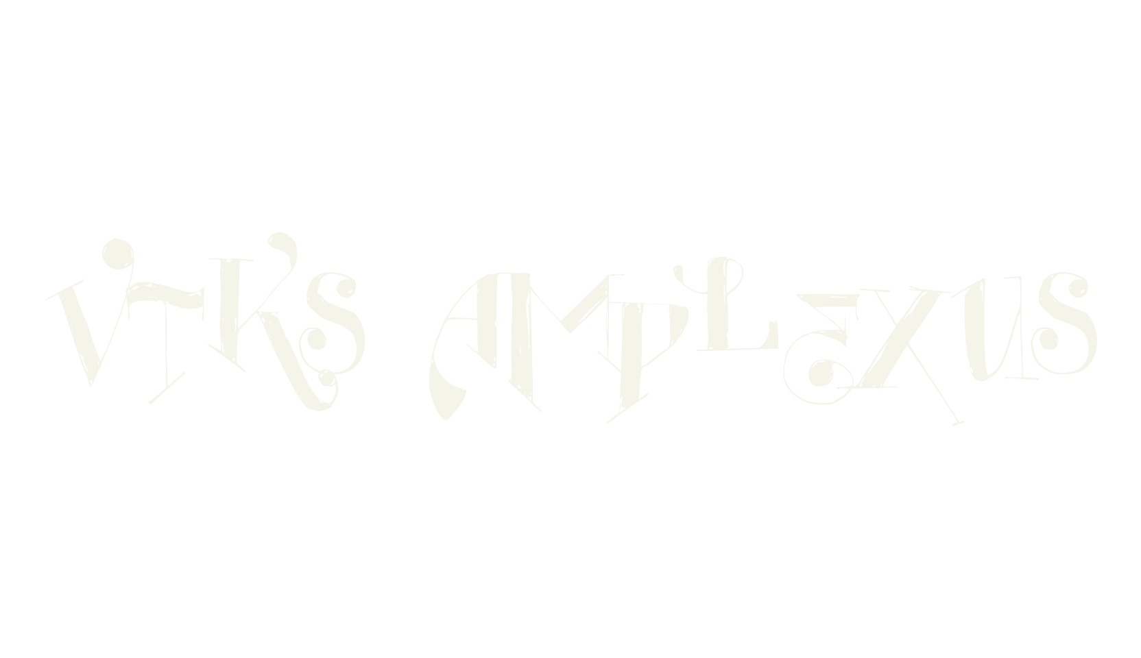 Vtks Amplexus, handwritten font preview