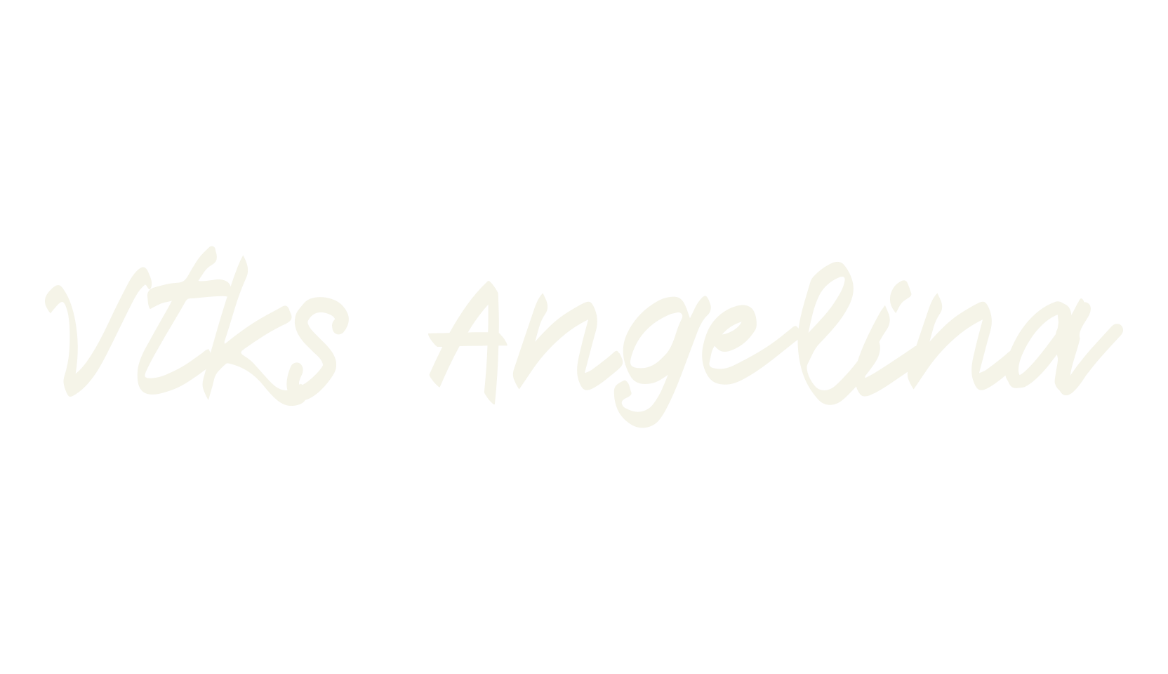 Vtks Angelina, fashion script font preview