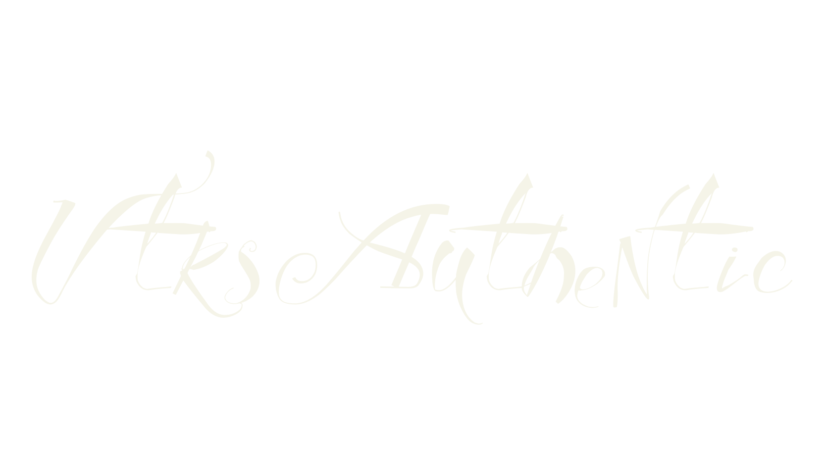 Vtks Authentic, handwritten font preview