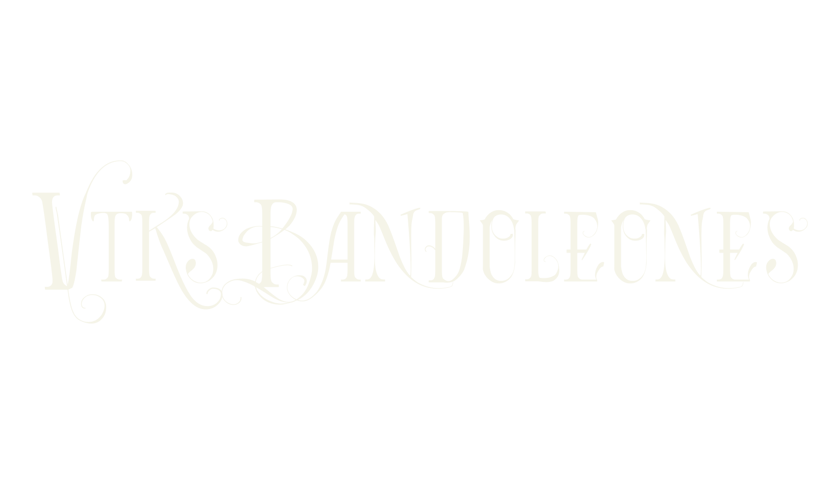 Vtks Bandoleones, display market font preview
