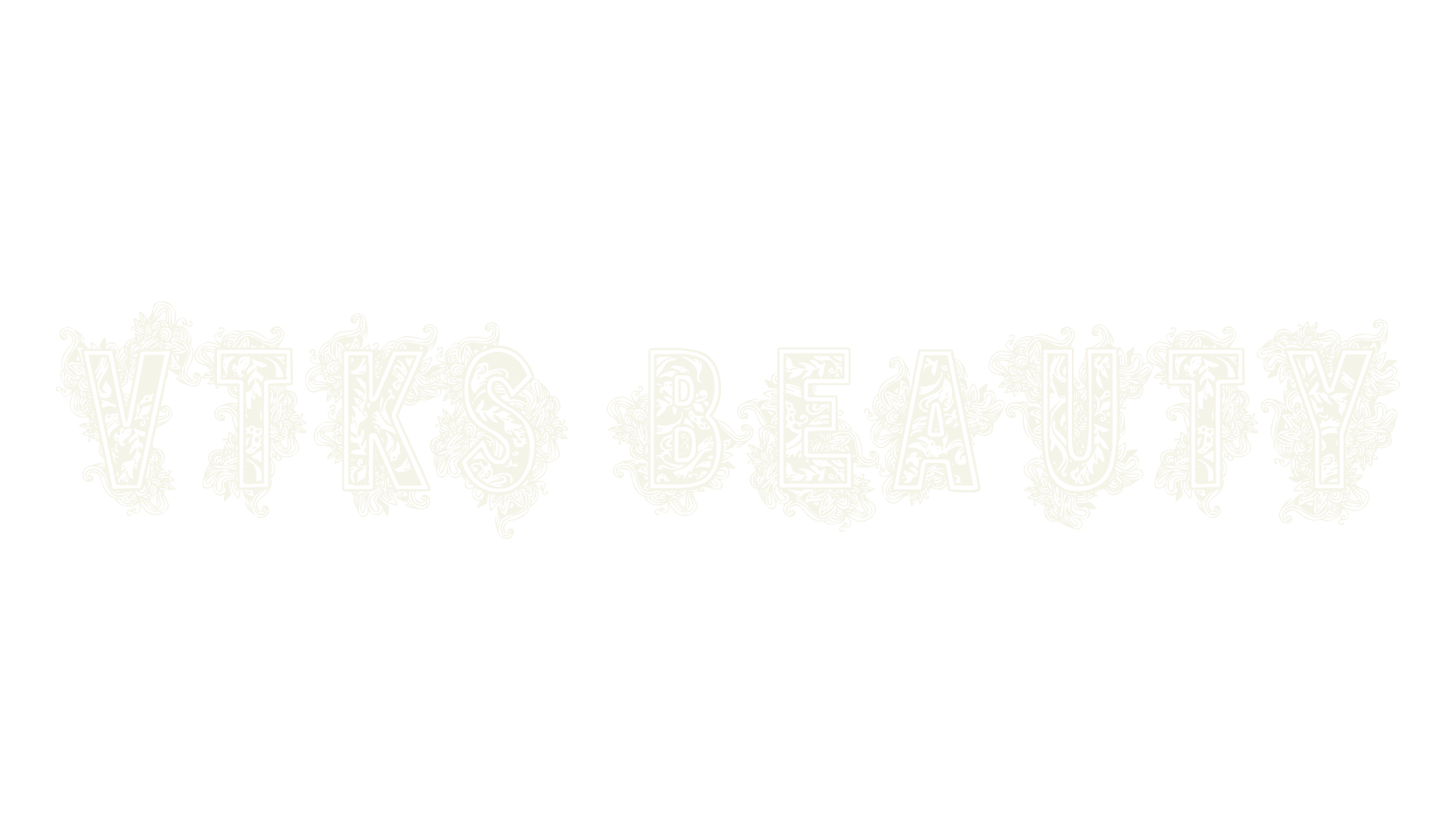 VTKS BEAUTY, display market font preview