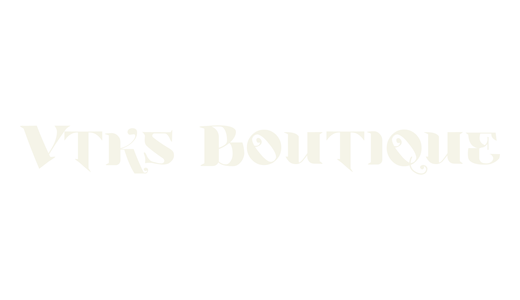 Vtks Boutique, display market font preview