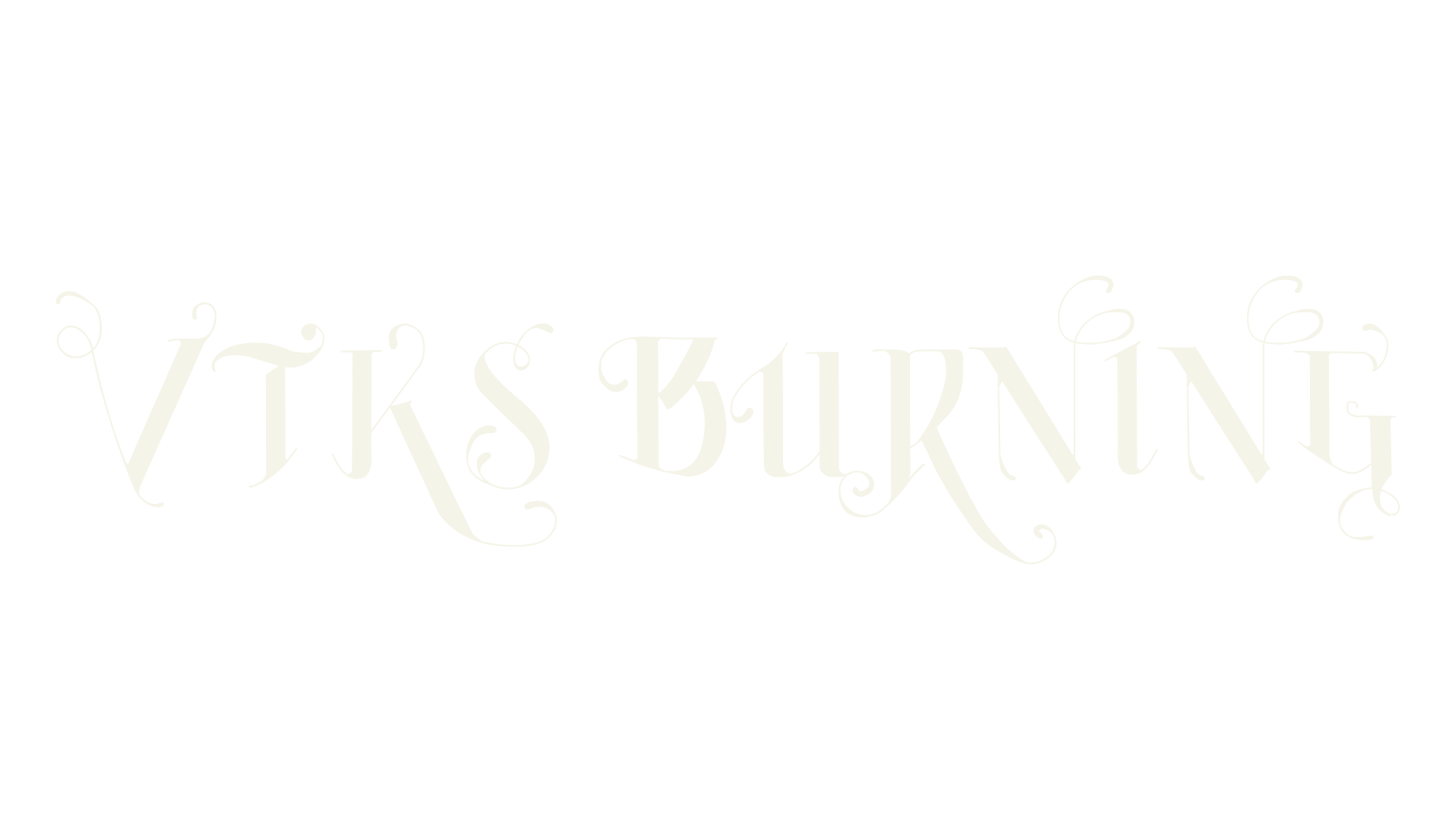 Vtks Burning, display market font preview