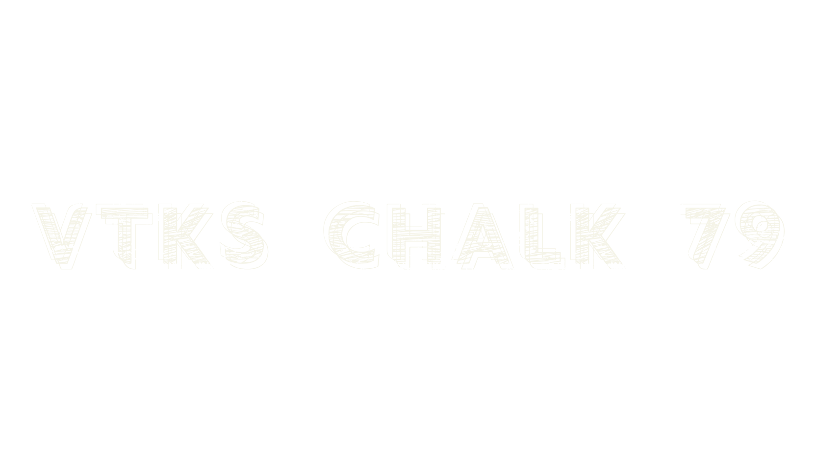 vtks chalk 79, handwritten font preview