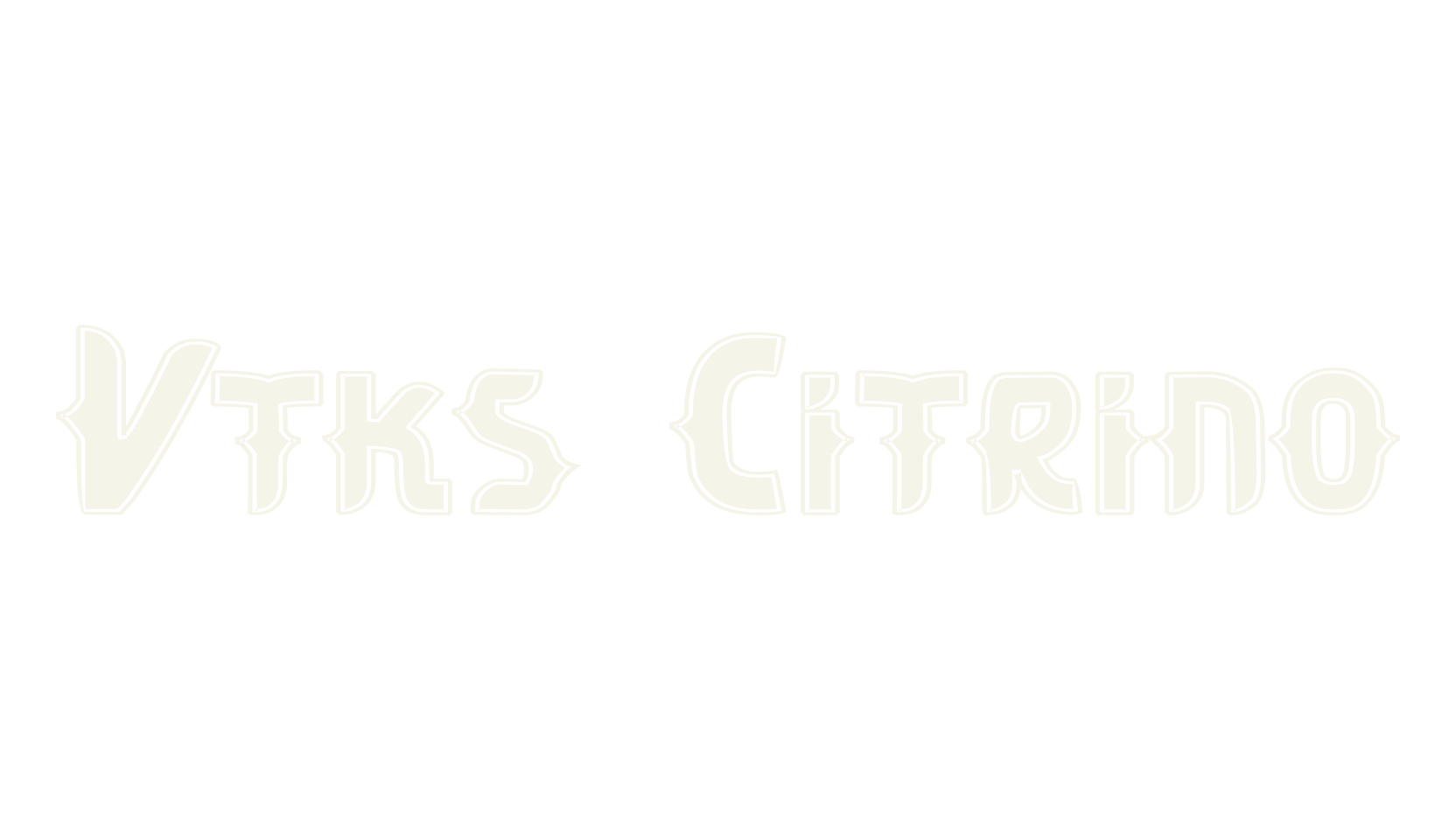 Vtks Citrino, display market font preview