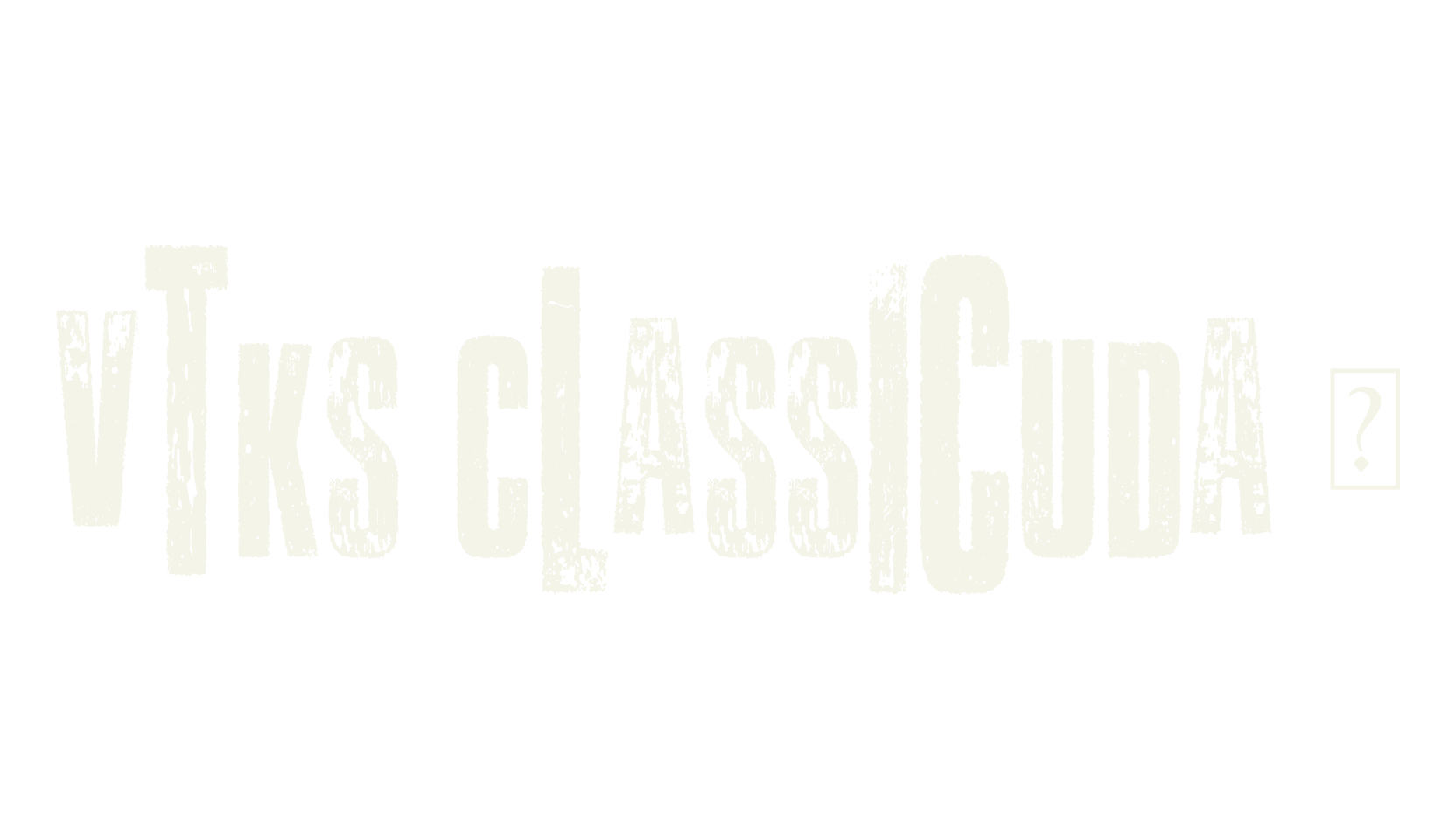 Vtks Classicuda 3, display market font preview