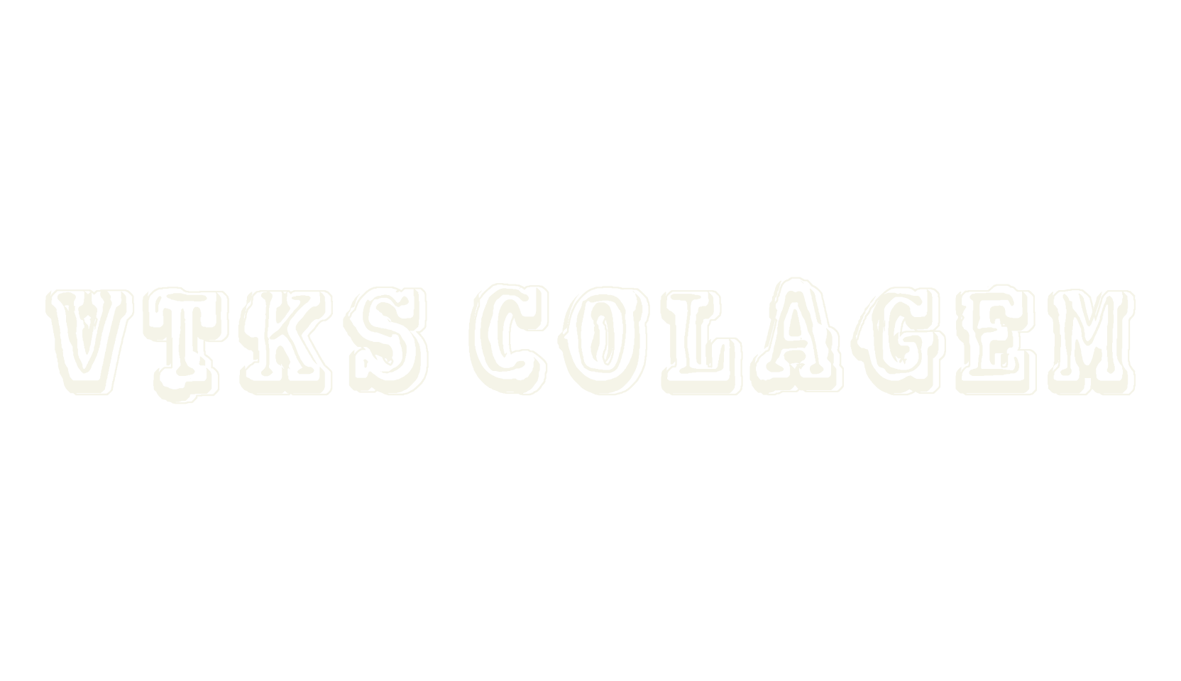 VTKS COLAGEM, display market font preview