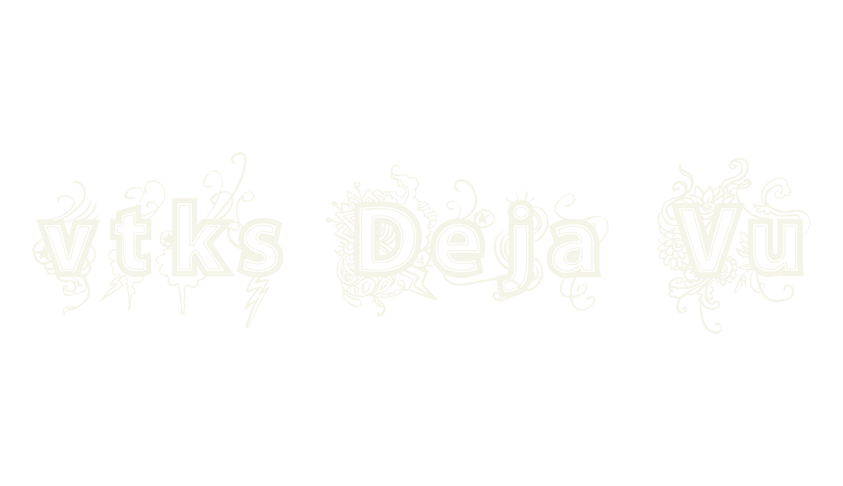 vtks Deja Vu, display market font preview