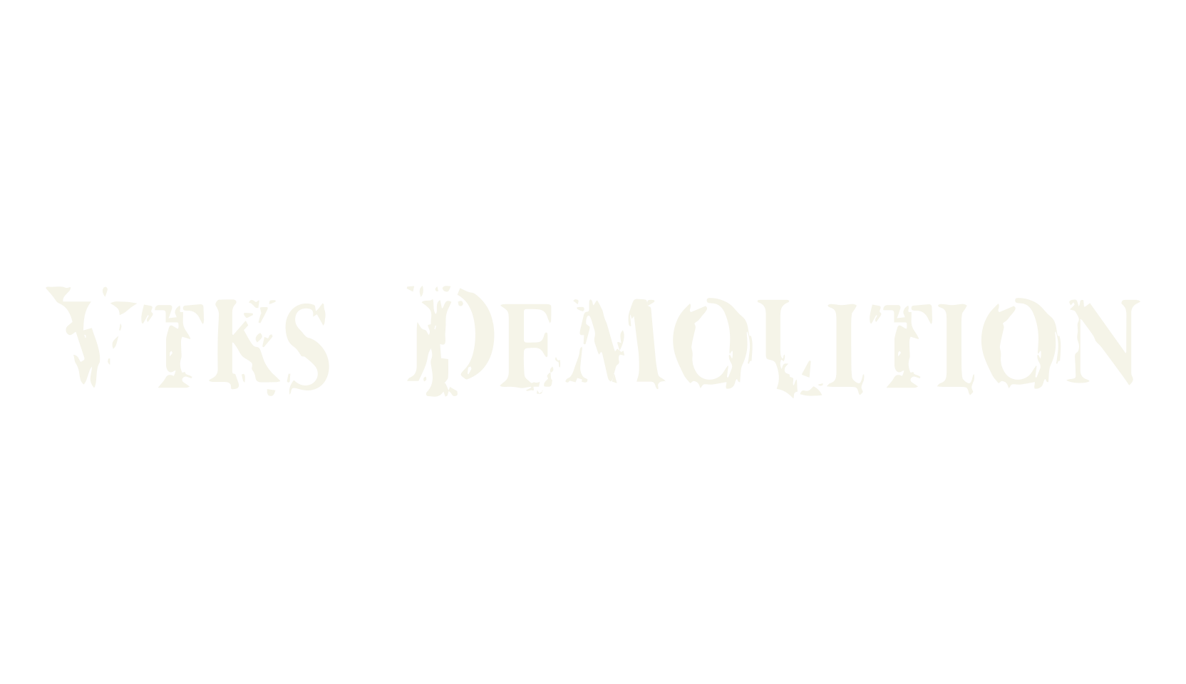 Vtks Demolition, display market font preview