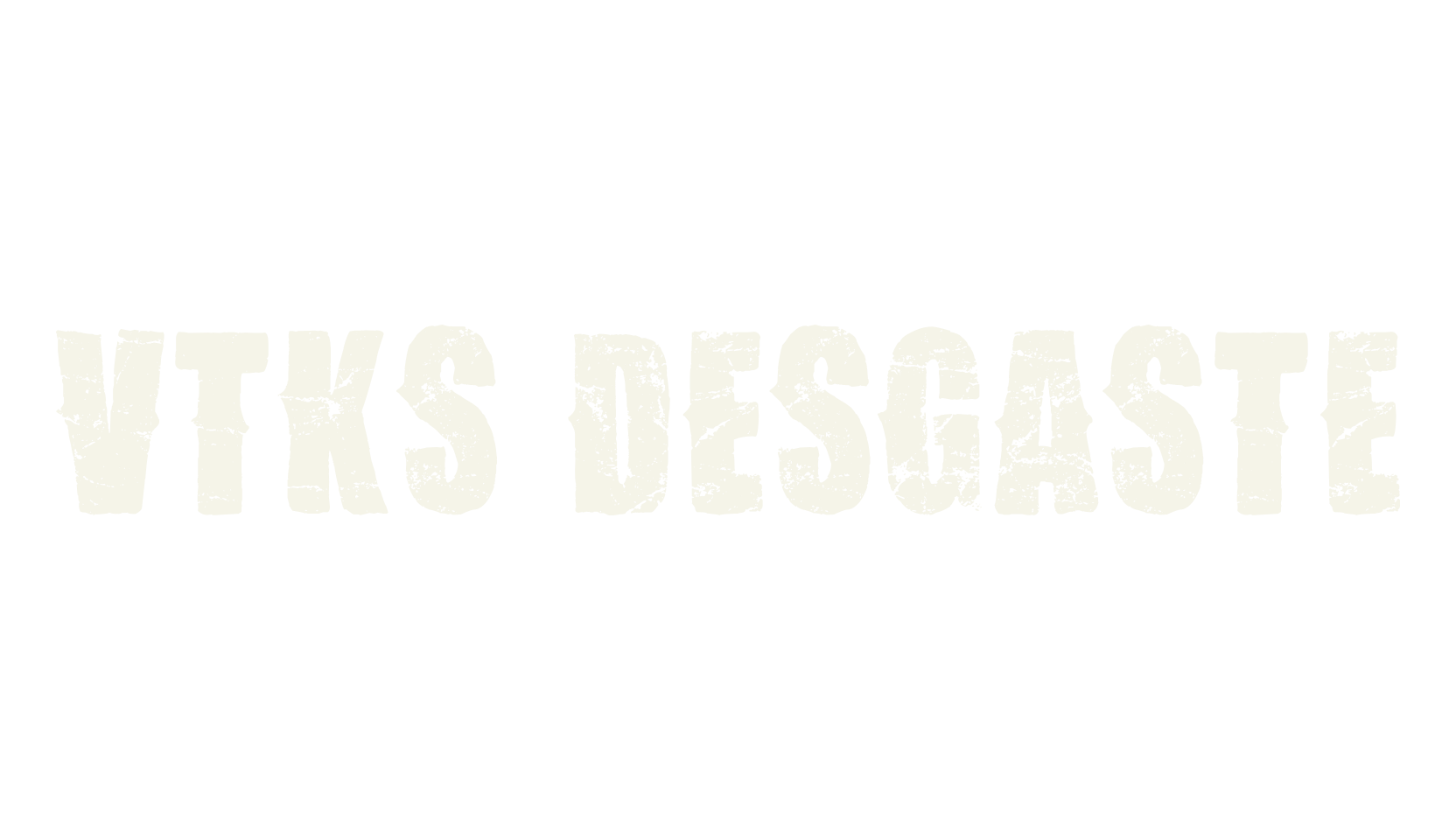 Vtks Desgaste, display market font preview
