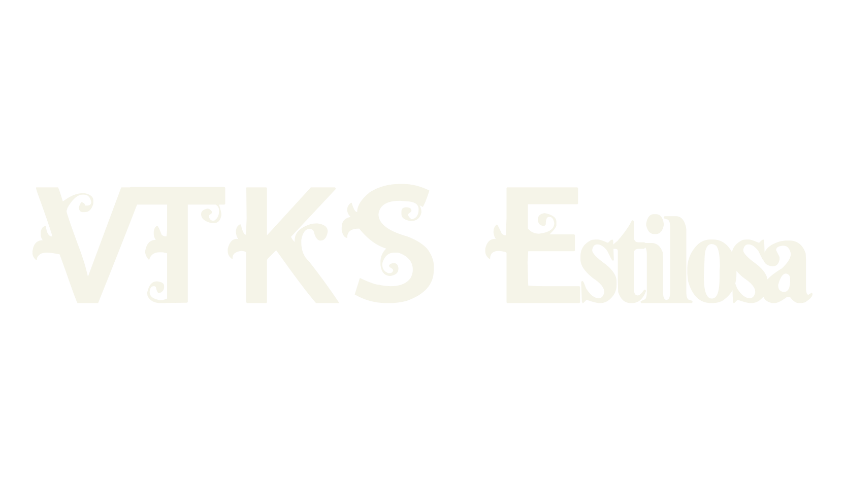 VTKS Estilosa, display market font preview