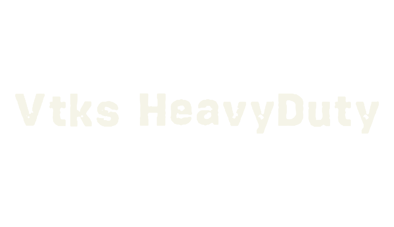 Vtks HeavyDuty, display market font preview