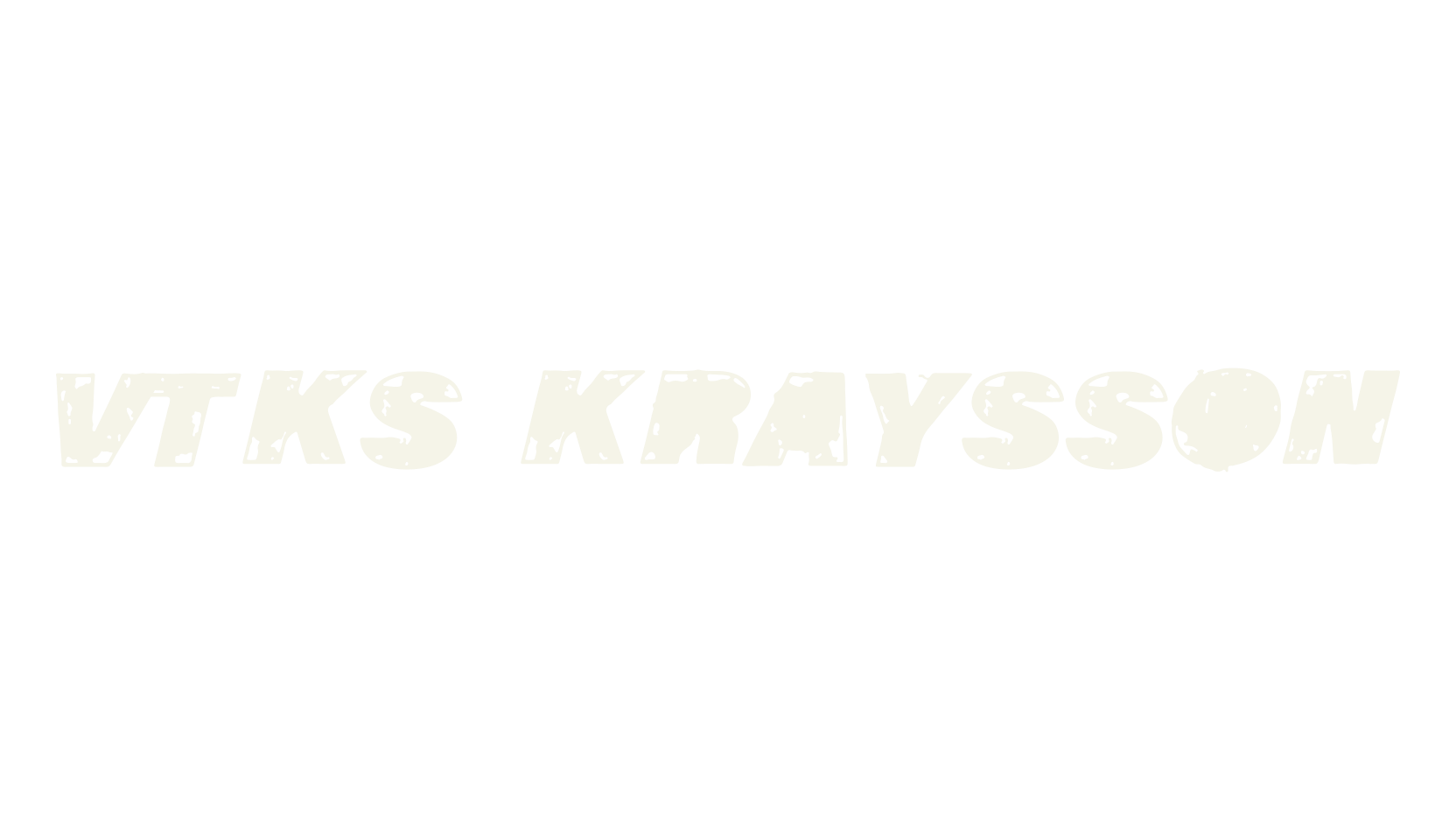 VTKS KRAYSSON, display market font preview