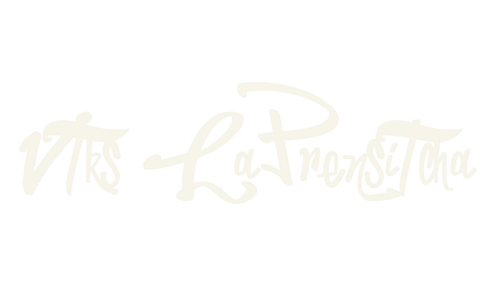 Vtks LaPrensitcha, handwritten font preview