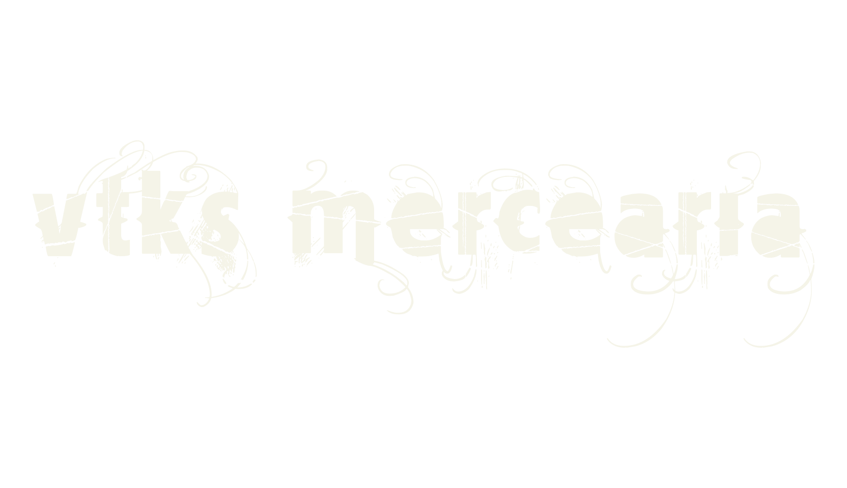 Vtks Mercearia, display market font preview