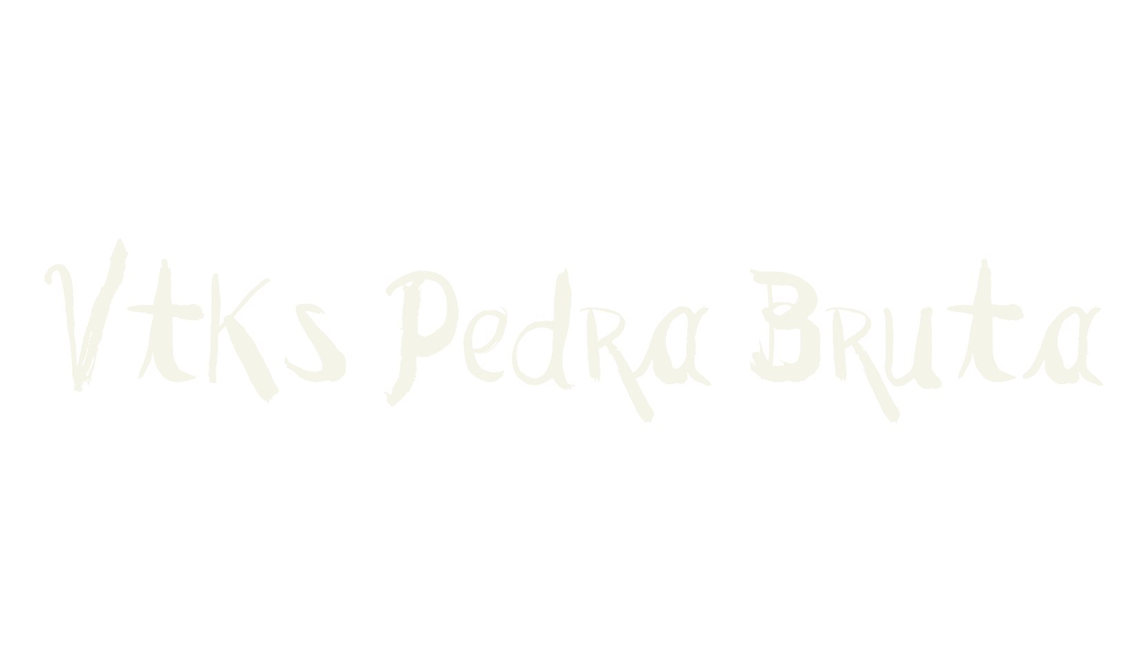 Vtks Pedra Bruta, handwritten font preview