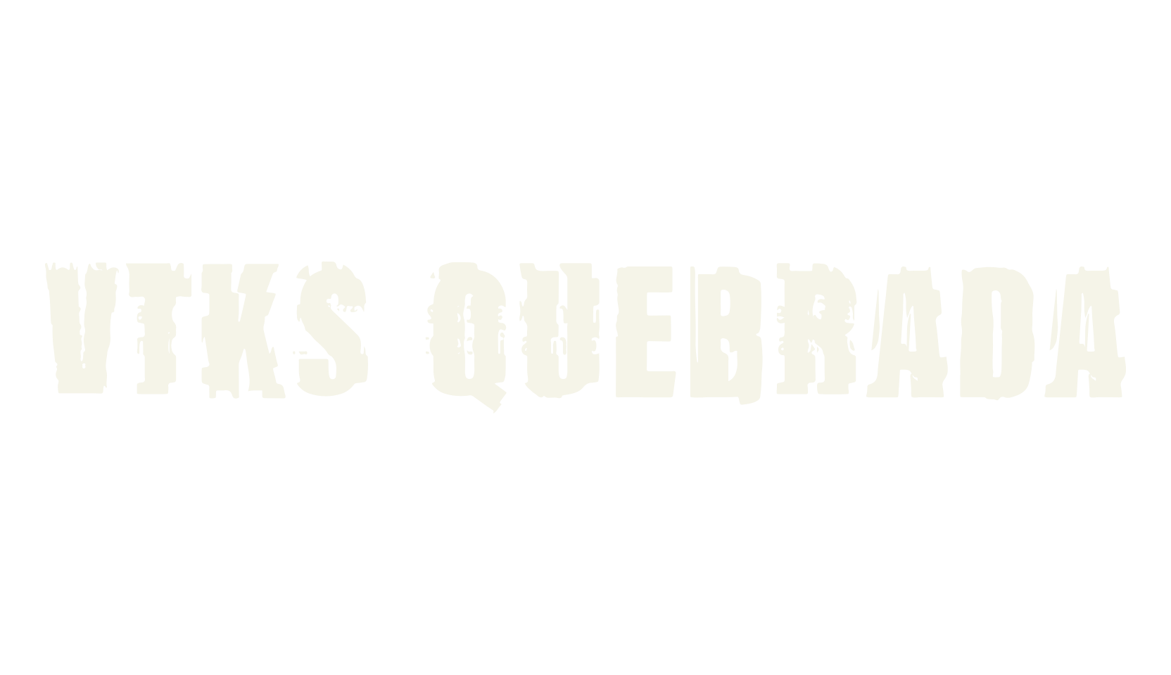 VTKS QUEBRADA, display market font preview