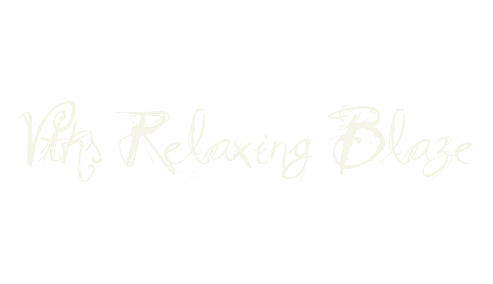 Vtks Relaxing Blaze, handwritten font preview