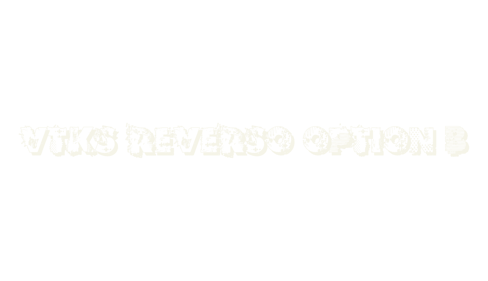VTKS REVERSO OPTION B, display market font preview