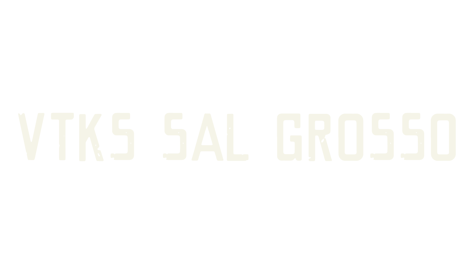 VTKS SAL GROSSO, display market font preview