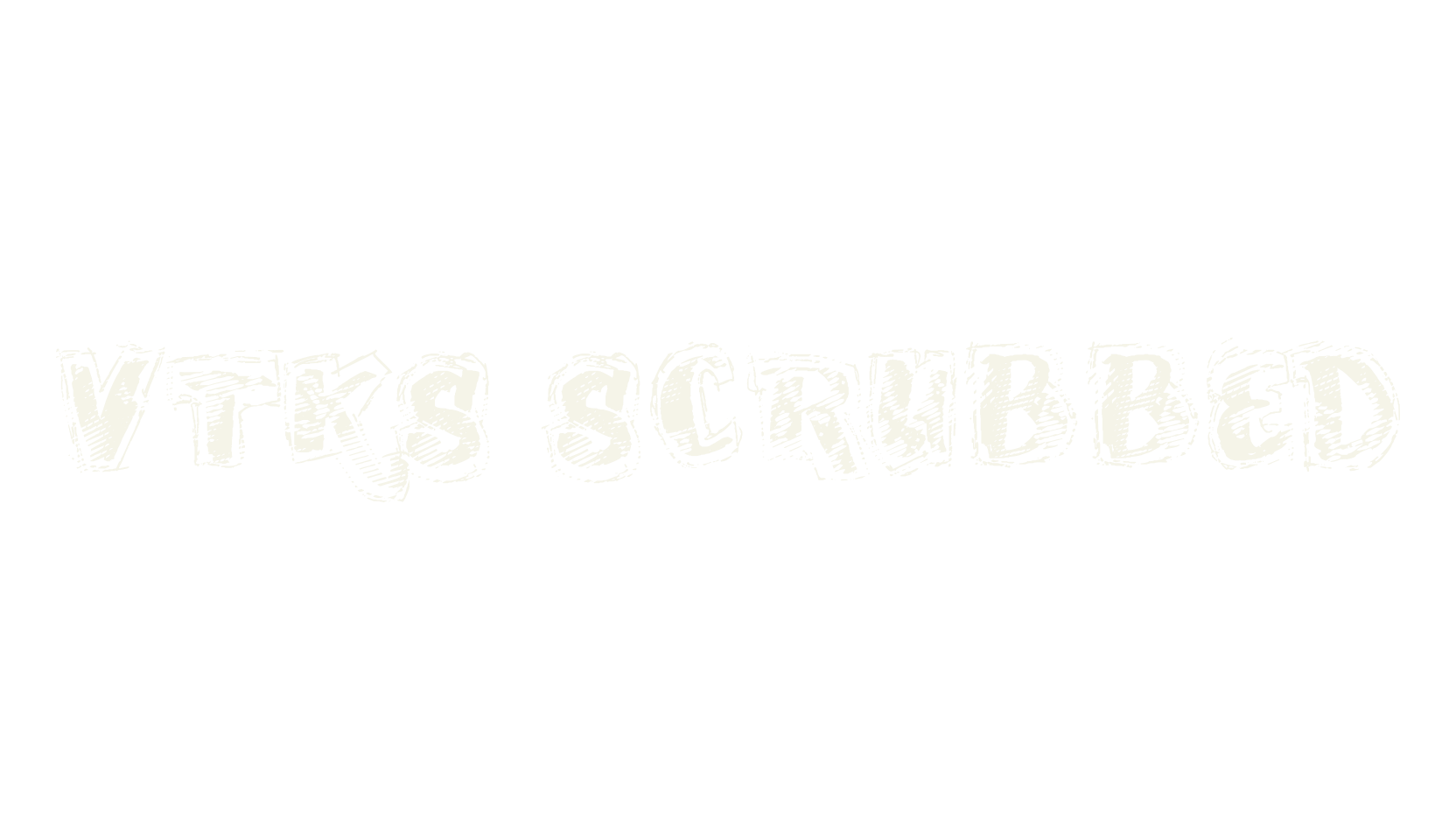 VTKS SCRUBBED, display market font preview