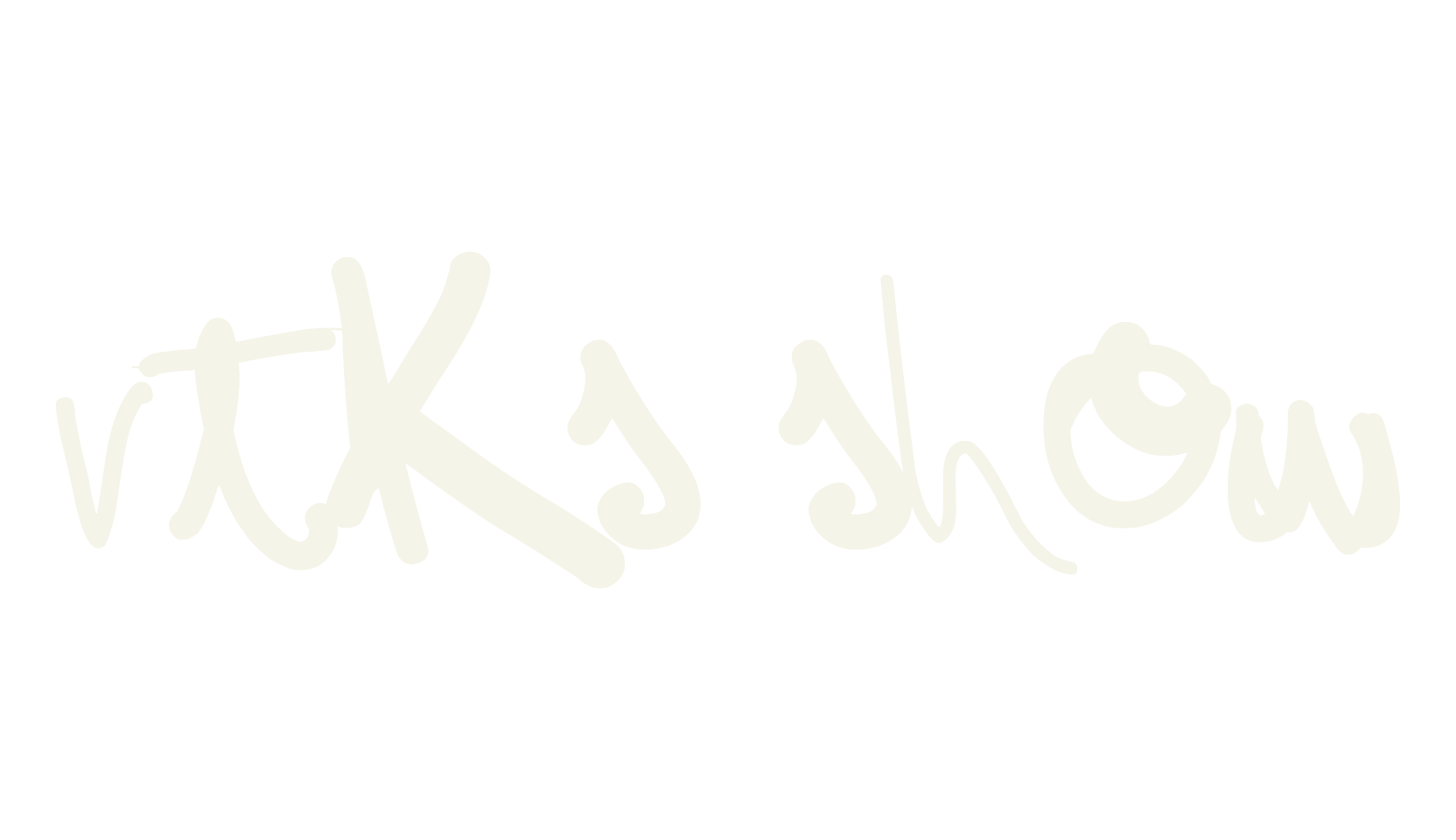 vtks show, handwritten font preview