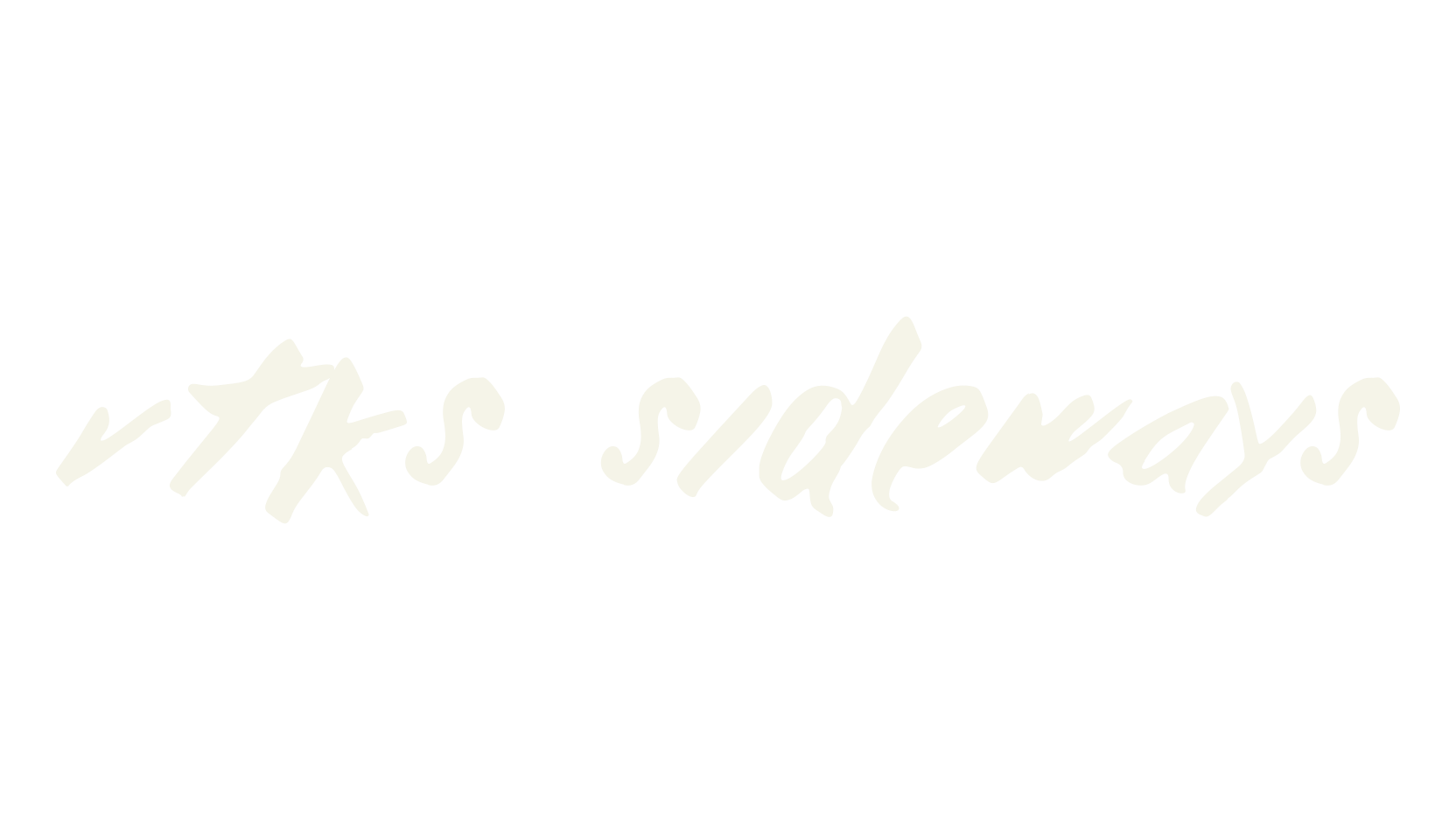 vtks sideways, handwritten font preview