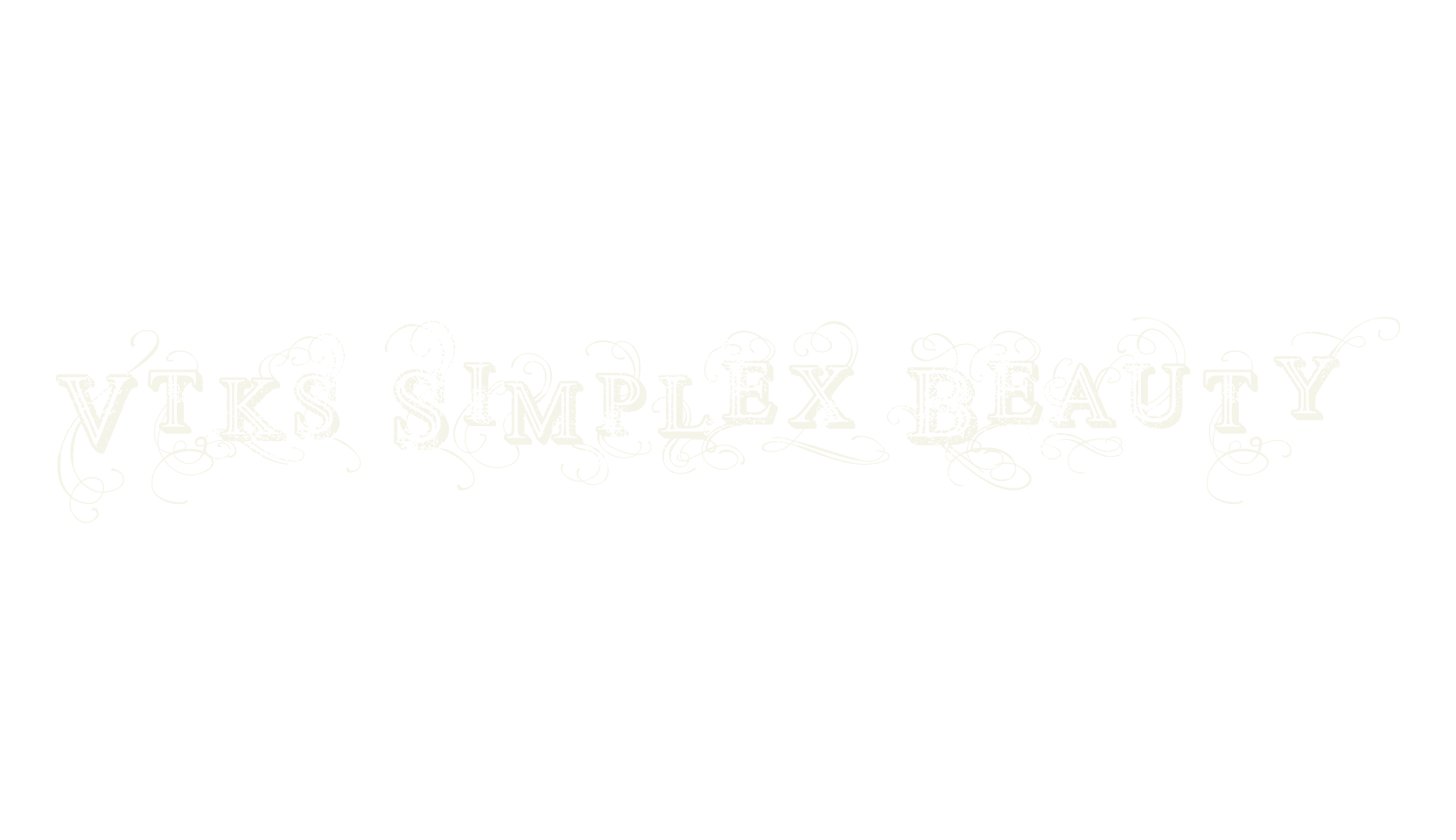 Vtks Simplex Beauty 2, display market font preview