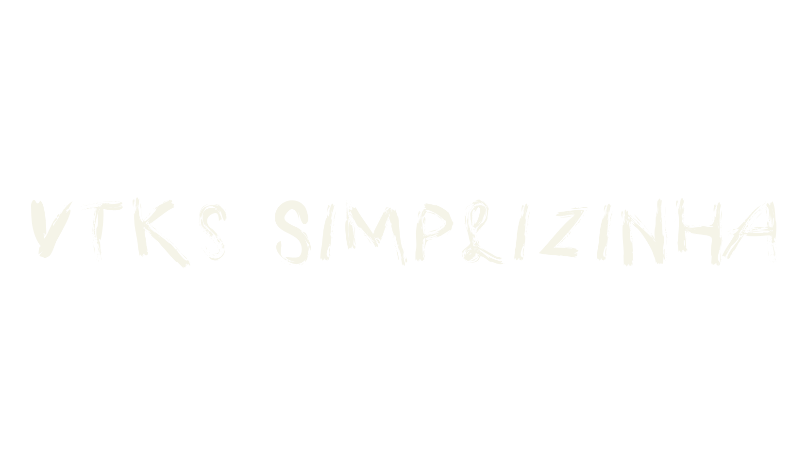 Vtks Simplizinha, handwritten font preview