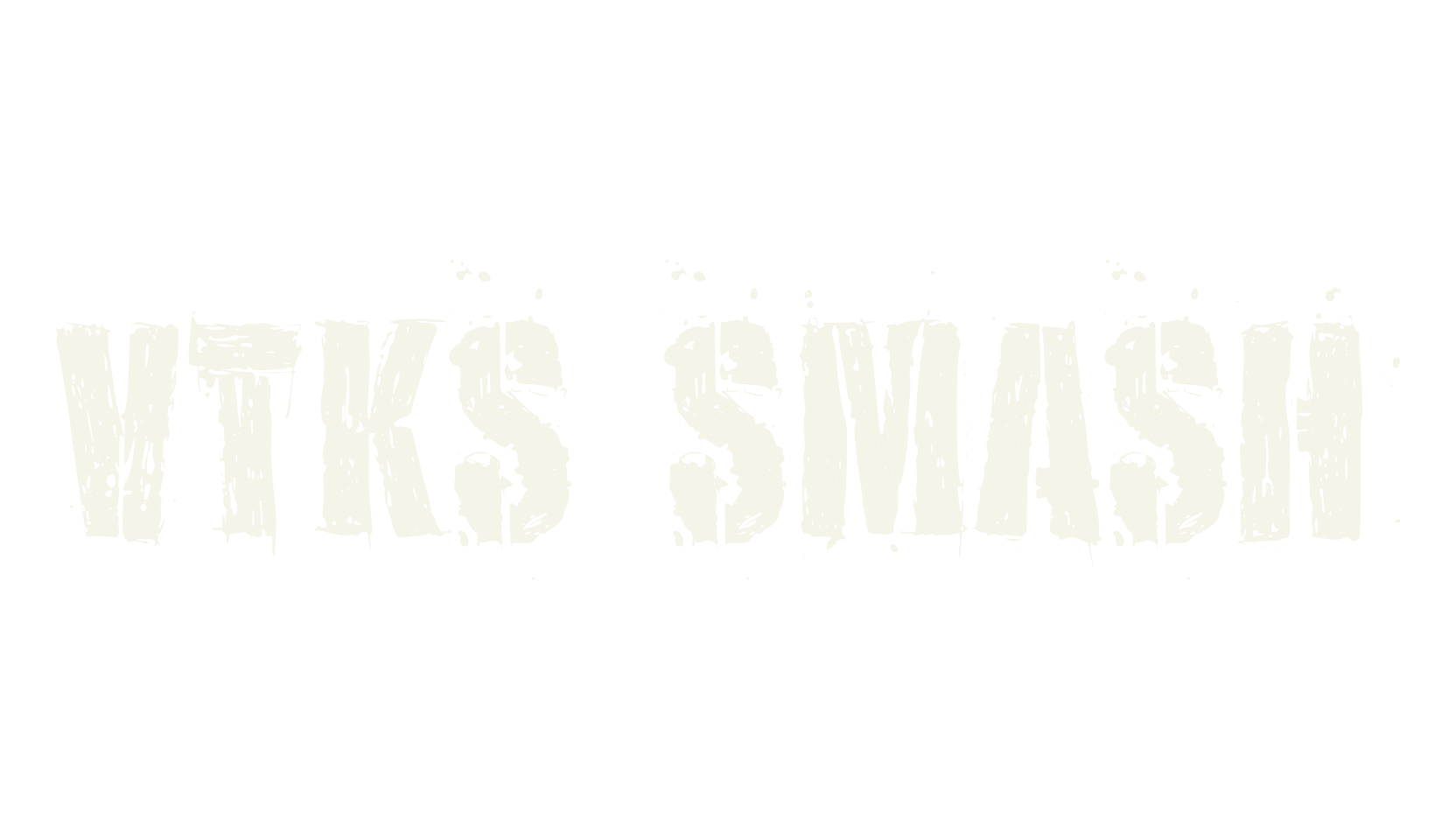 VTKS SMASH, display market font preview