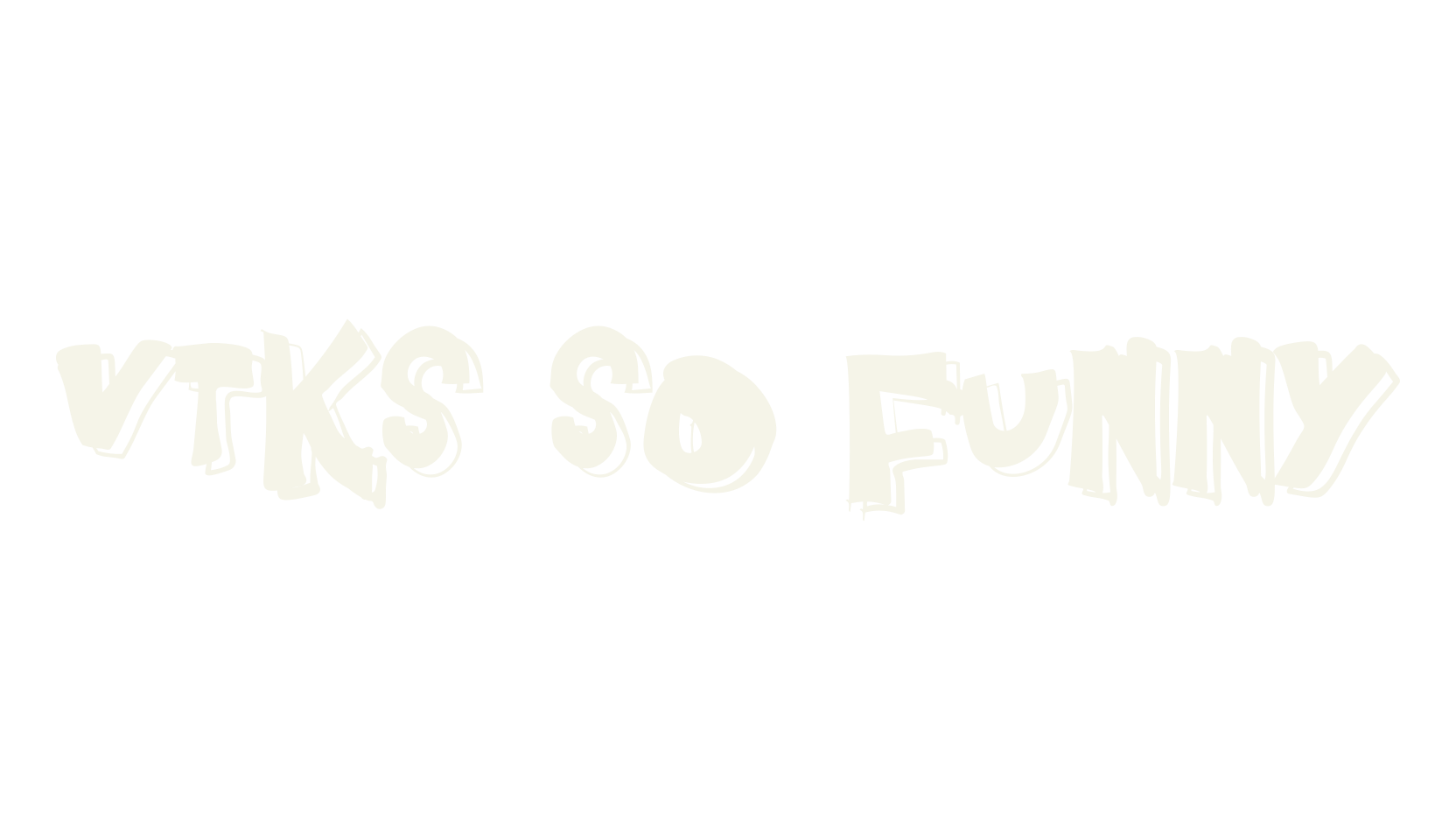 Vtks So Funny, handwritten font preview