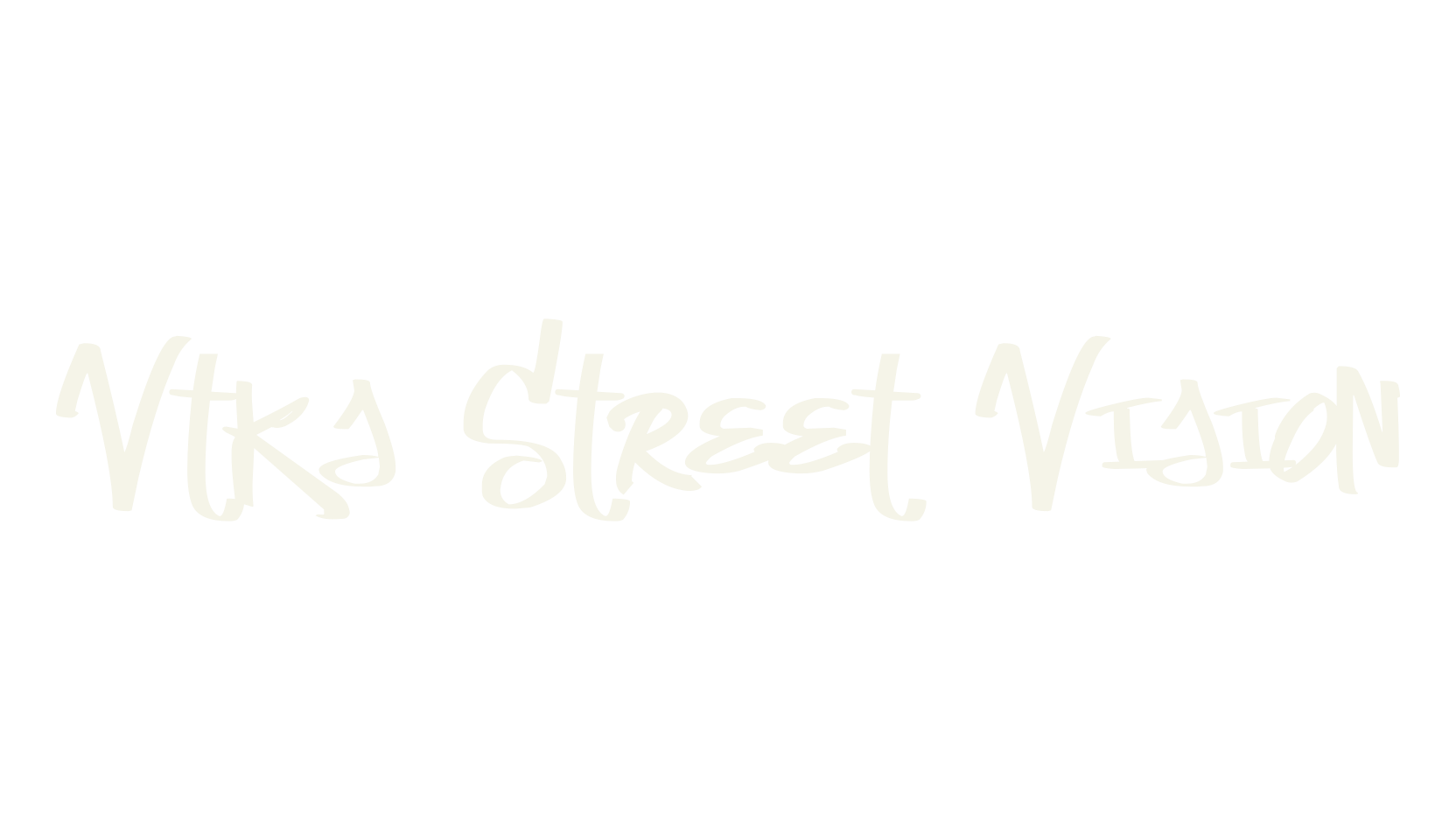 Vtks Street Vision, handwritten font preview