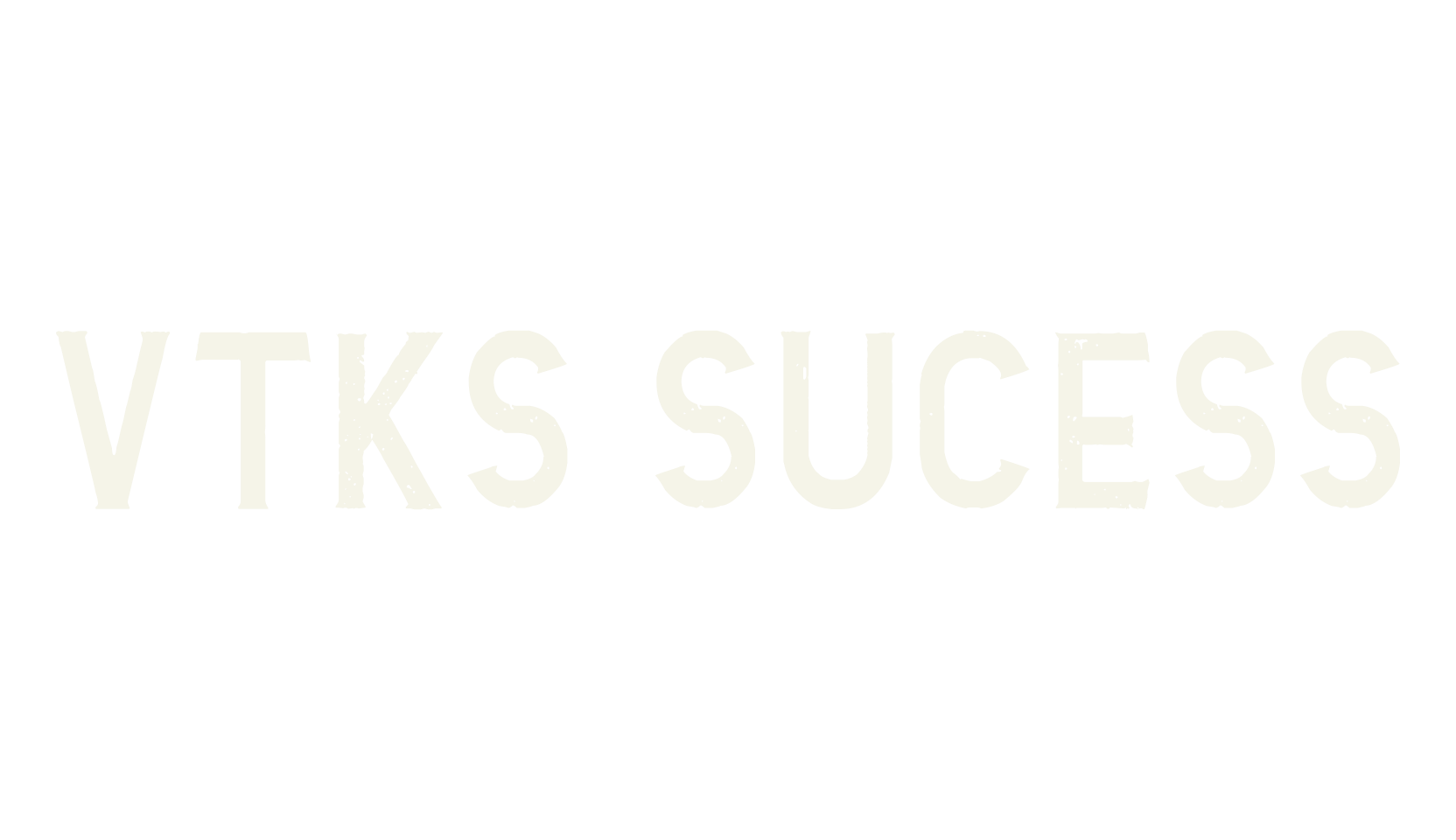Vtks Sucess, display market font preview