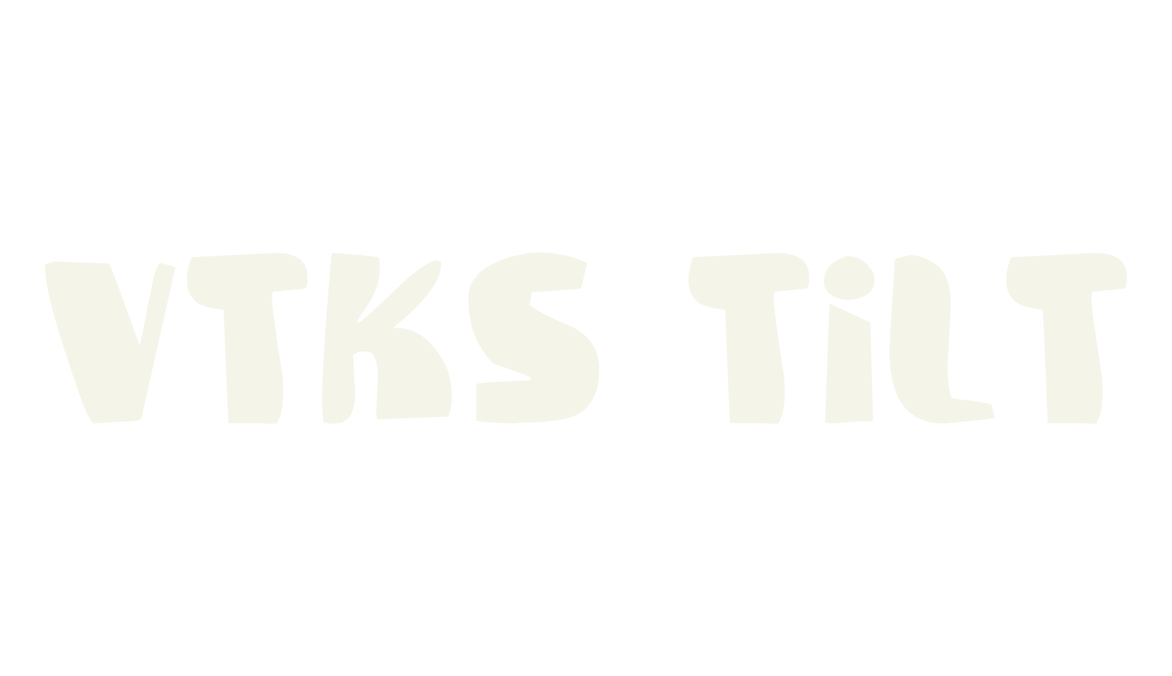 Vtks Tilt, display market font preview