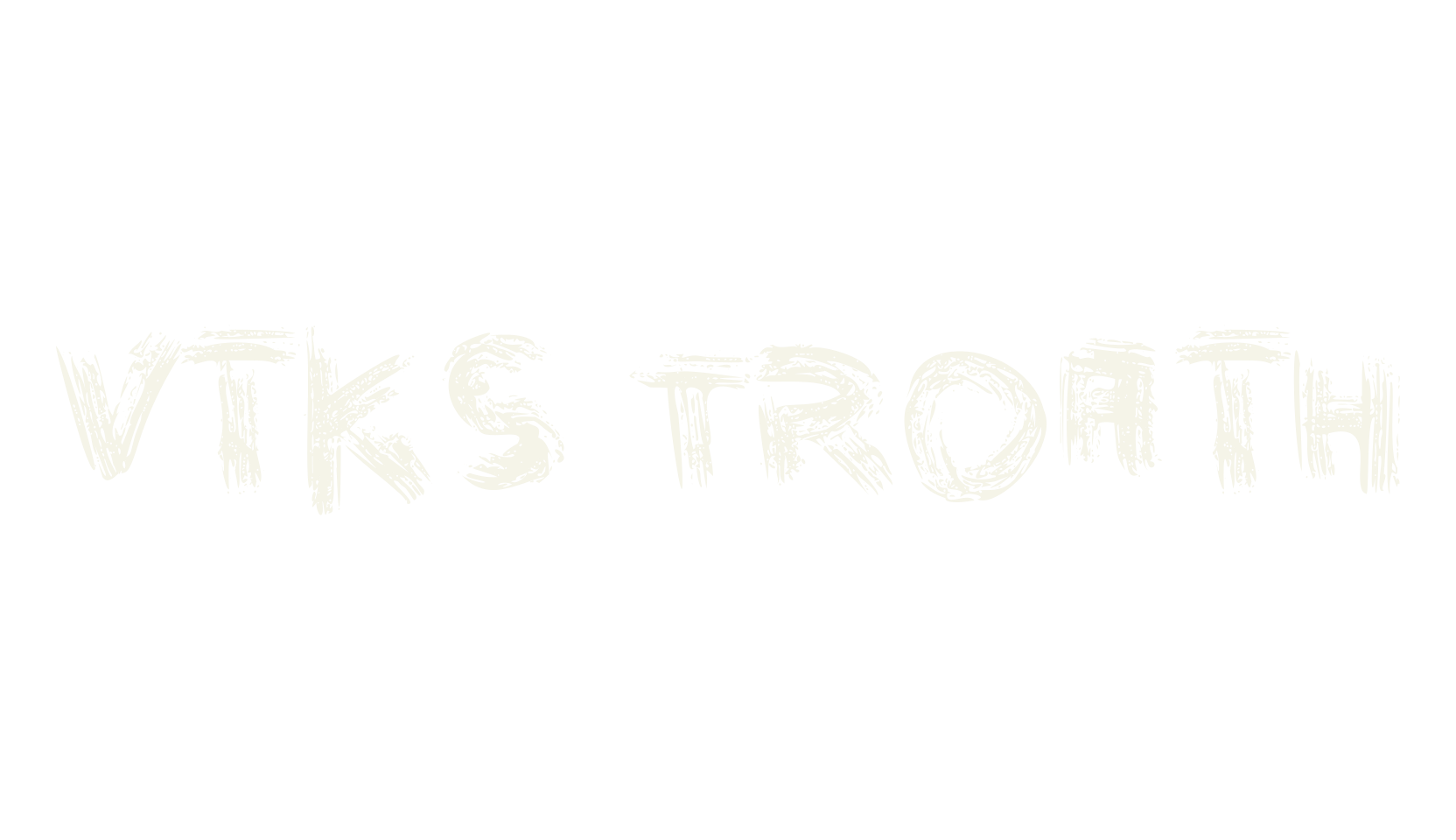 Vtks Troath, handwritten font preview