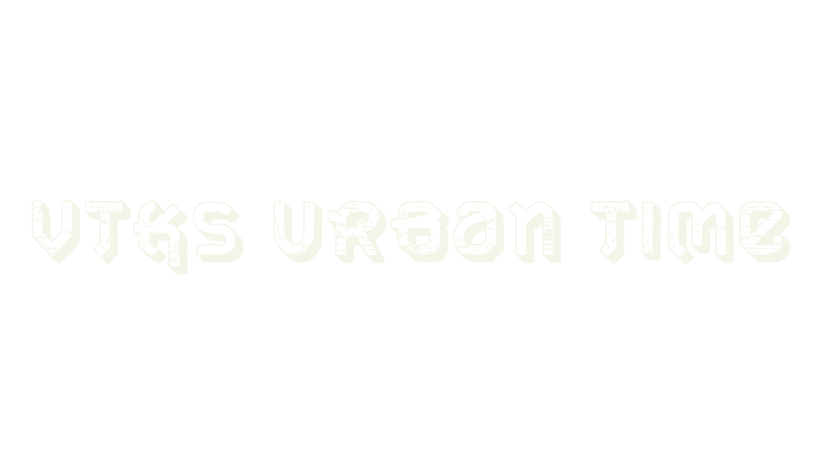 VTKS URBAN TIME, display market font preview