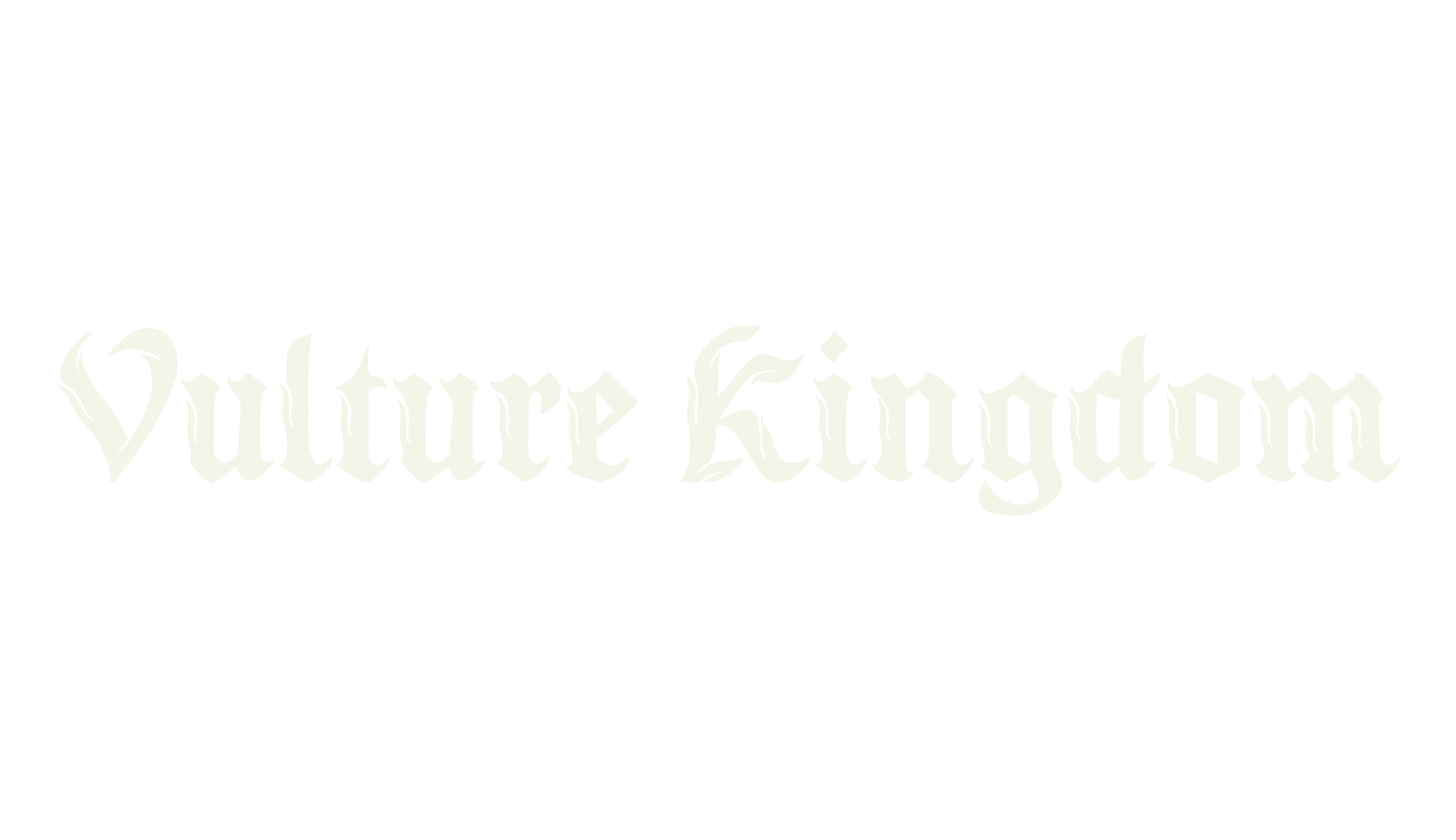 Vulture Kingdom, fantasy font preview