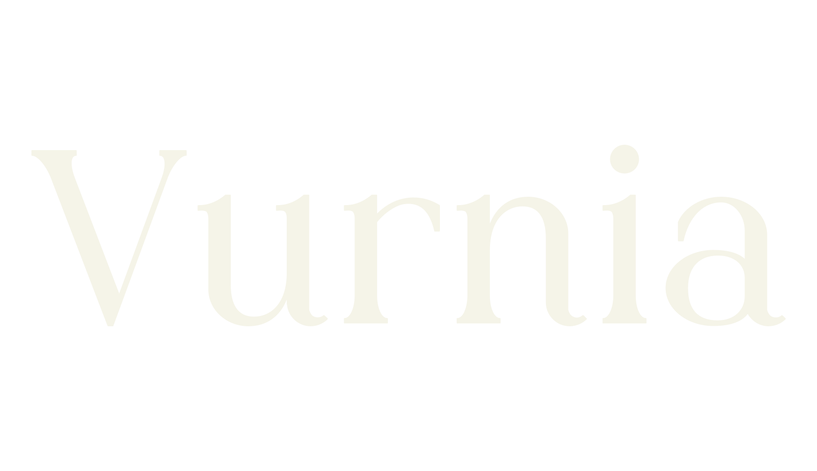 Vurnia, modern font preview